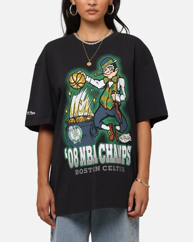 Mitchell & Ness Boston Celtics '08 NBA Champs T-Shirt Faded Black sold by Culture Kings