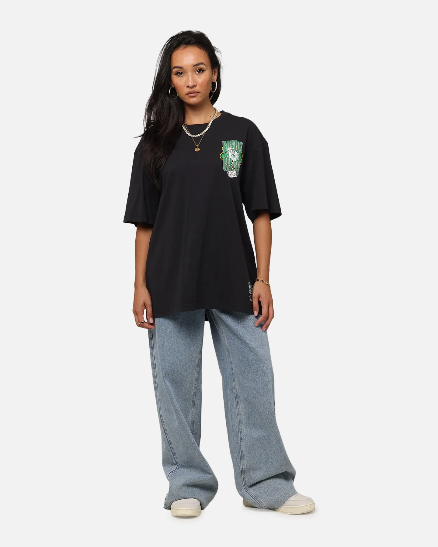 Mitchell & Ness Boston Celtics 18-Time NBA Champions T-Shirt Faded Black sold by Culture Kings product image thumbnail 4