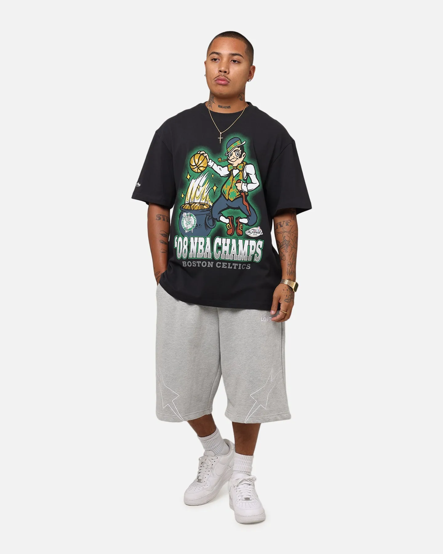 Mitchell & Ness Boston Celtics '08 NBA Champs T-Shirt Faded Black sold by Culture Kings product image thumbnail 2