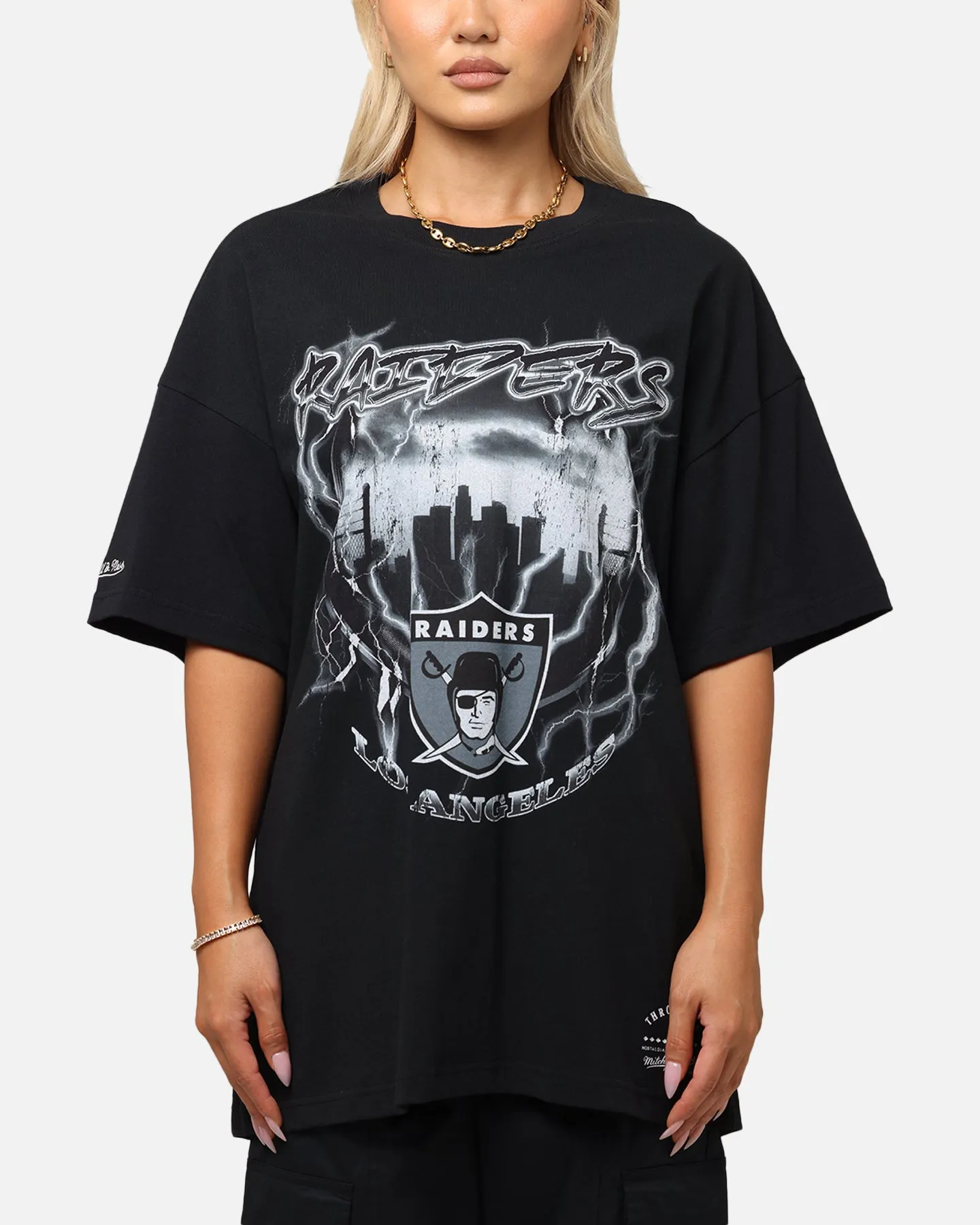 Mitchell & Ness Los Angeles Raiders Soaring T-Shirt Black sold by Culture Kings