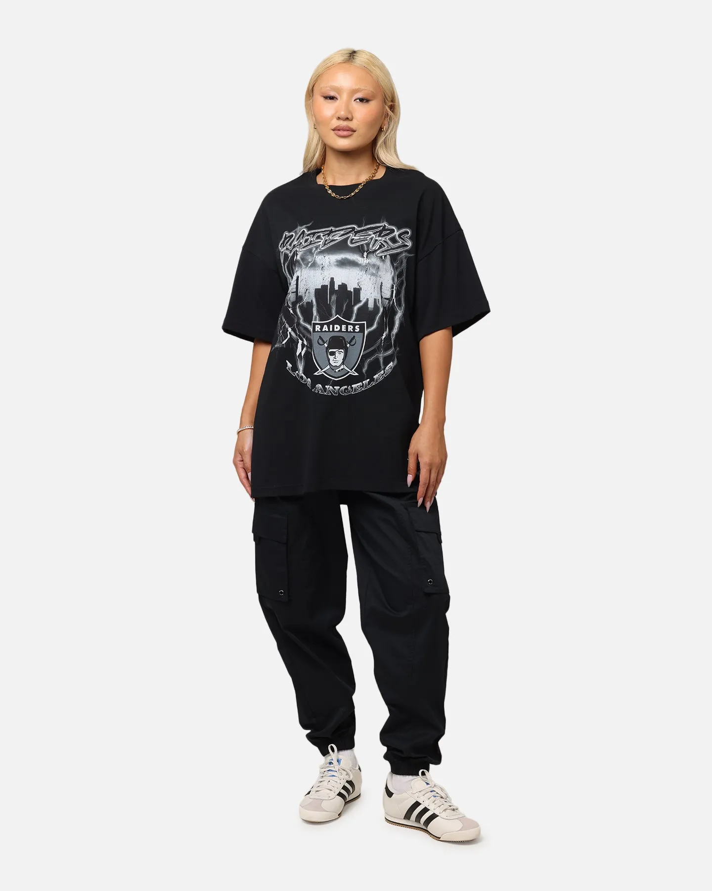 Mitchell & Ness Los Angeles Raiders Soaring T-Shirt Black sold by Culture Kings product image thumbnail 2