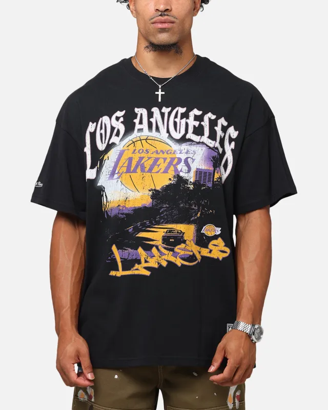 Mitchell & Ness Los Angeles Lakers Soaring T-Shirt Black sold by Culture Kings