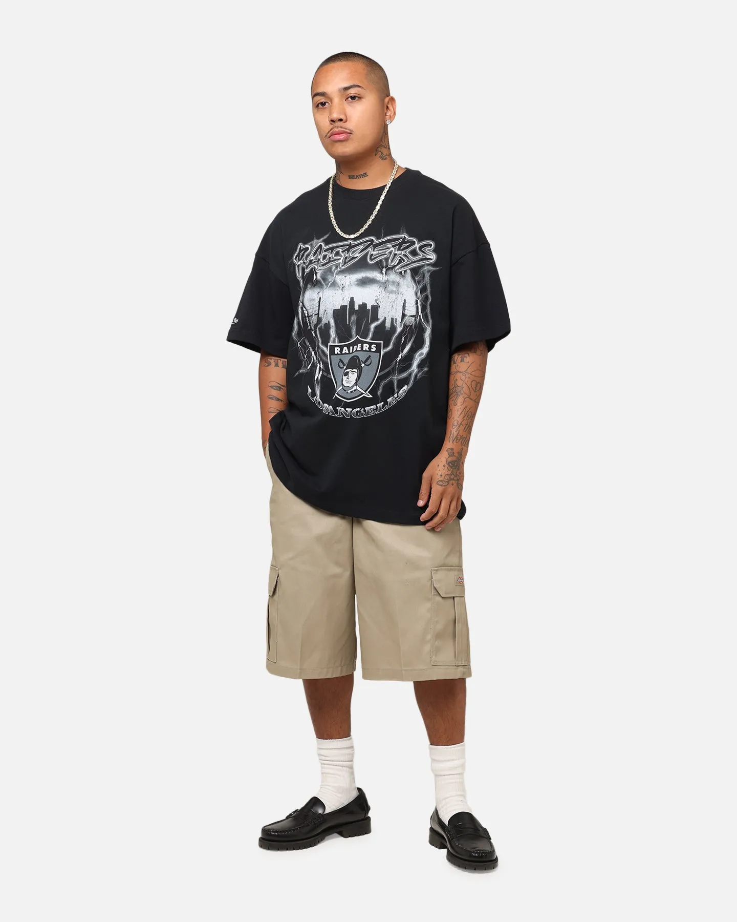 Mitchell & Ness Los Angeles Raiders Soaring T-Shirt Black sold by Culture Kings product image thumbnail 2