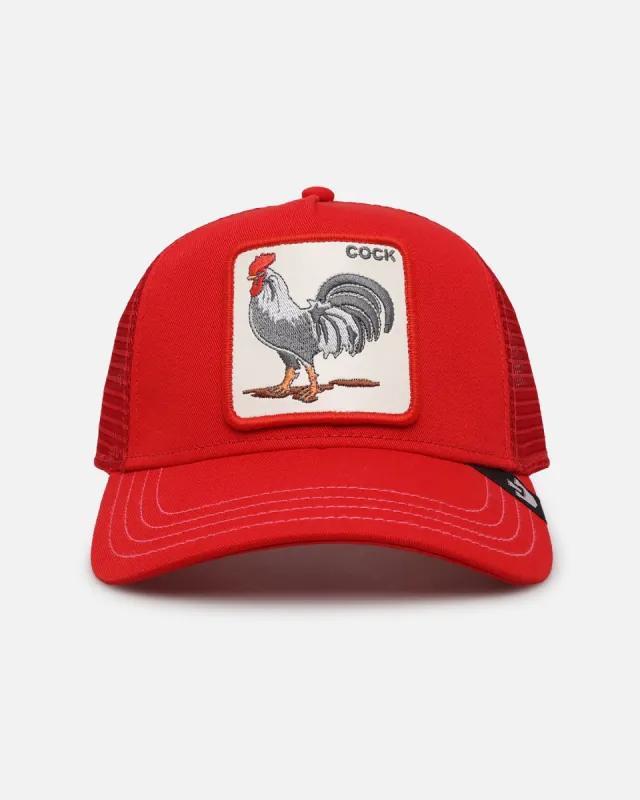 Goorin Bros The Cock Trucker Snapback Red sold by Culture Kings