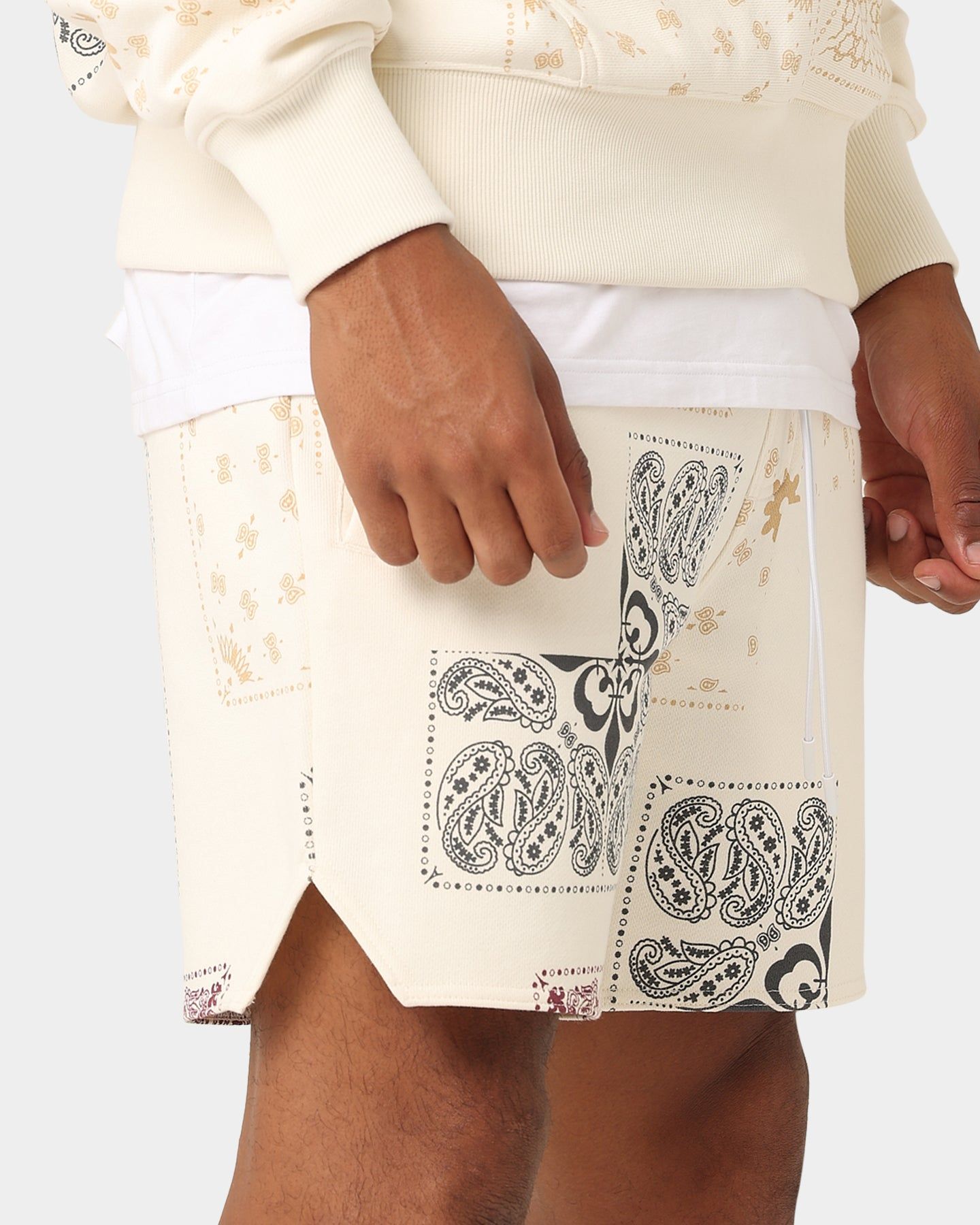 Carre Fragment Paisley Shorts Off White sold by Culture Kings product image thumbnail 6