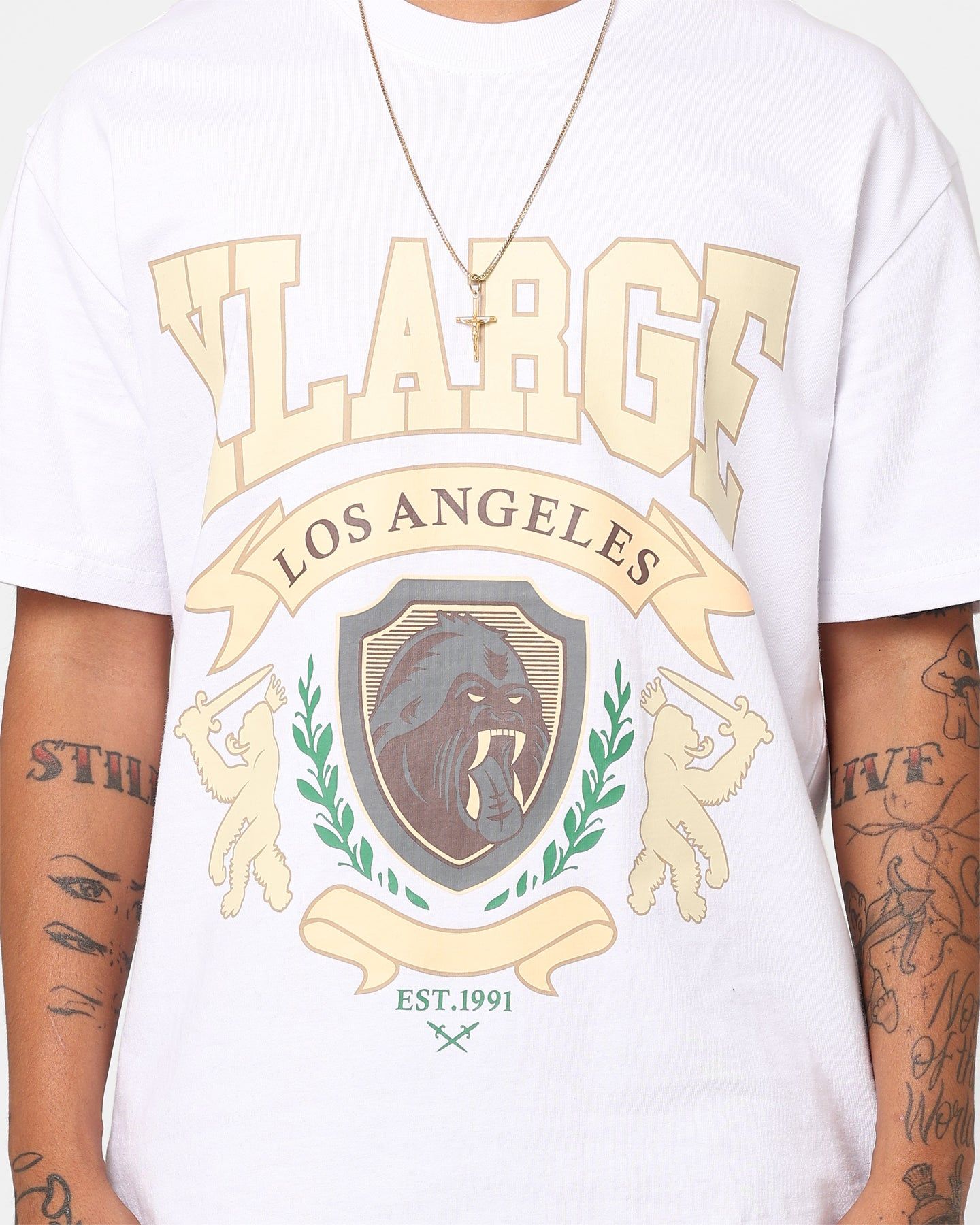 X-Large Emblem Logo T-Shirt White sold by Culture Kings product image thumbnail 3