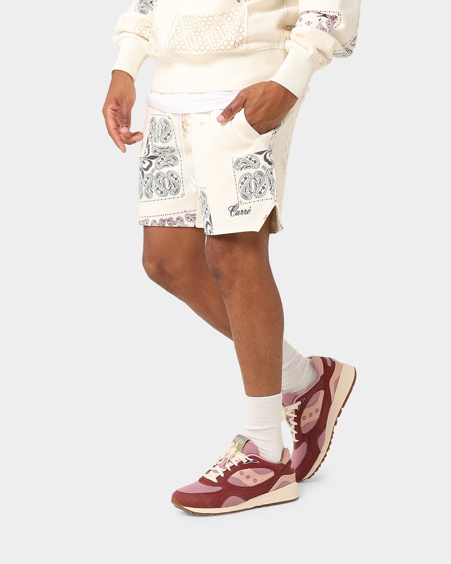 Carre Fragment Paisley Shorts Off White sold by Culture Kings product image thumbnail 8