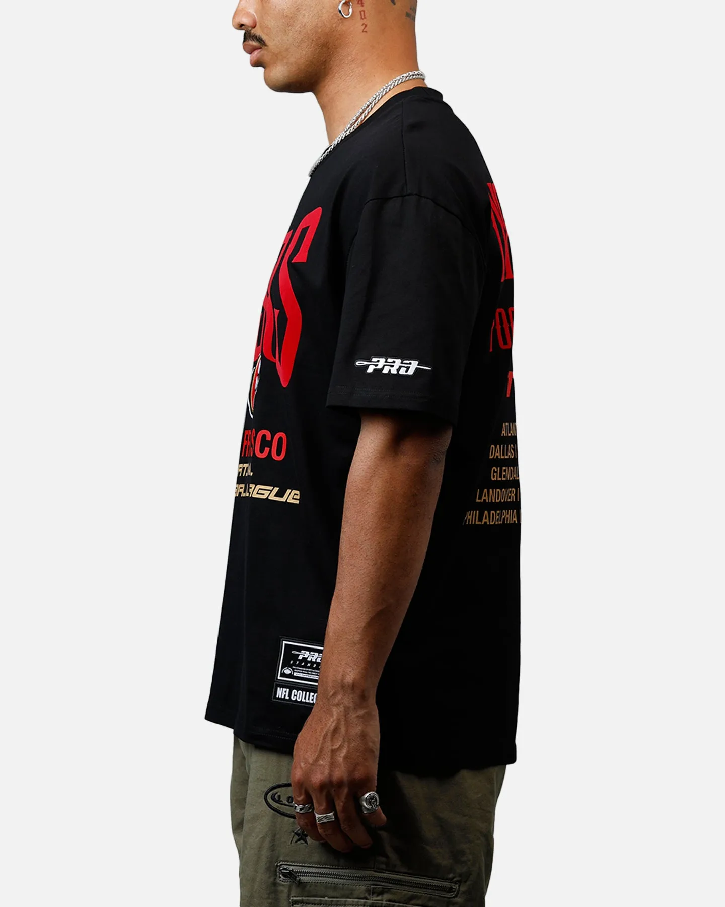 Pro Standard San Francisco 49ers City Tour 2.0 T-Shirt Black sold by Culture Kings product image thumbnail 5