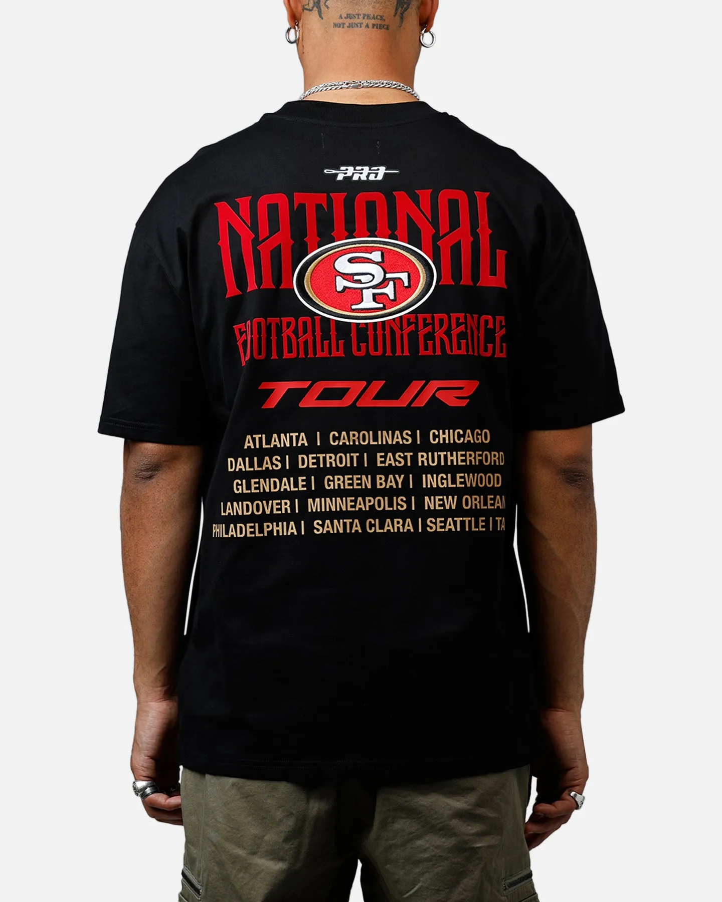 Pro Standard San Francisco 49ers City Tour 2.0 T-Shirt Black sold by Culture Kings product image thumbnail 2