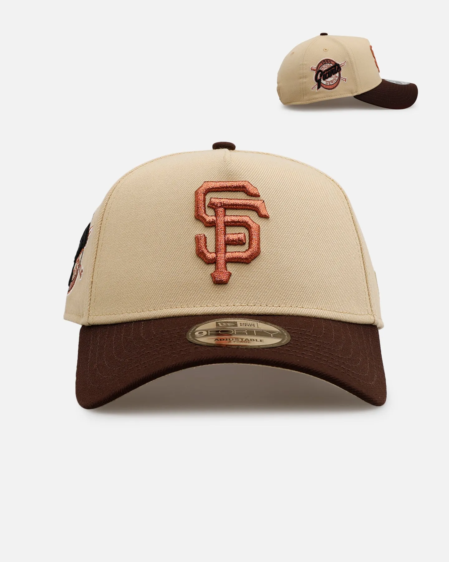 New Era San Francisco Giants 'Vintage' 9FORTY A-Frame Snapback Vegas Gold sold by Culture Kings