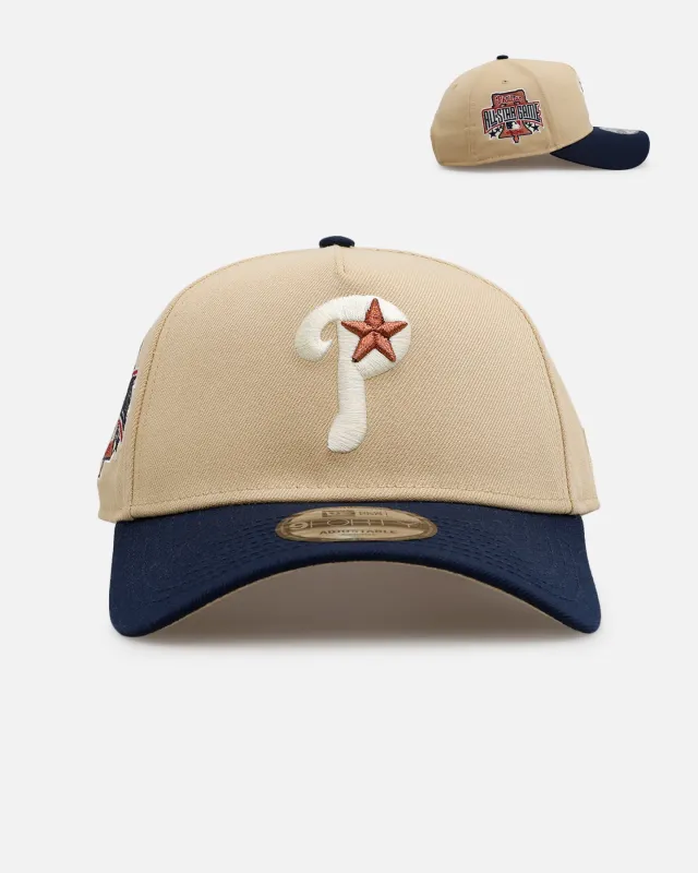 New Era Philadelphia Phillies 'Vintage' 9FORTY A-Frame Snapback Vegas Gold sold by Culture Kings