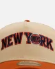 New Era New York Knicks 'Vintage' 9FORTY A-Frame Snapback Vegas Gold sold by Culture Kings