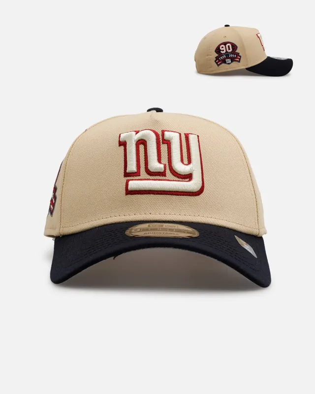 New Era New York Giants 'Vintage' 9FORTY A-Frame Snapback Vegas Gold sold by Culture Kings