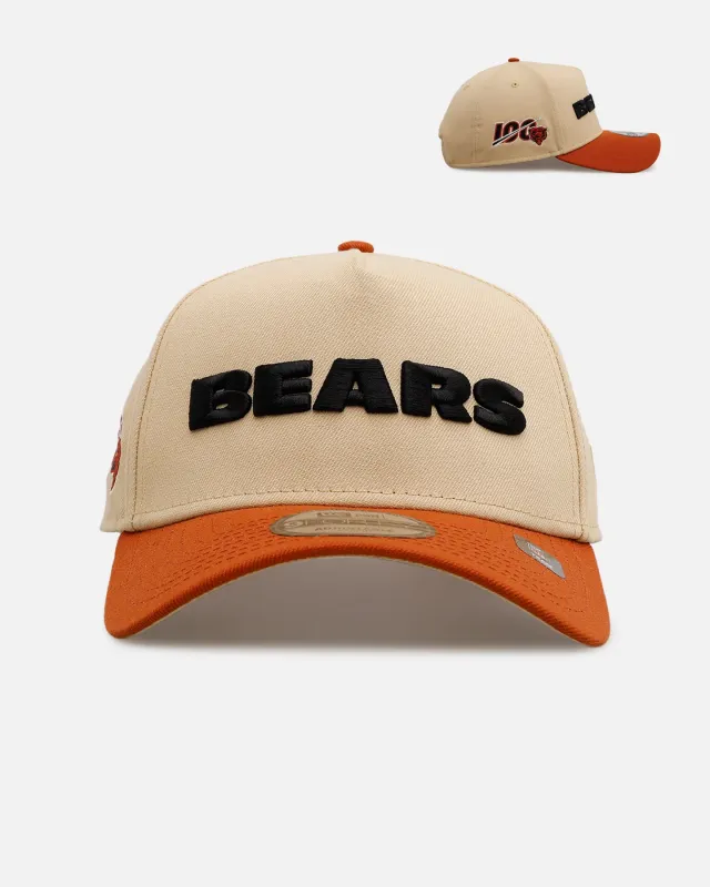 New Era Chicago Bears 'Vintage' 9FORTY A-Frame Snapback Vegas Gold sold by Culture Kings