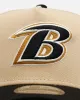 New Era Baltimore Ravens 'Vintage' 9FORTY A-Frame Snapback Vegas Gold sold by Culture Kings