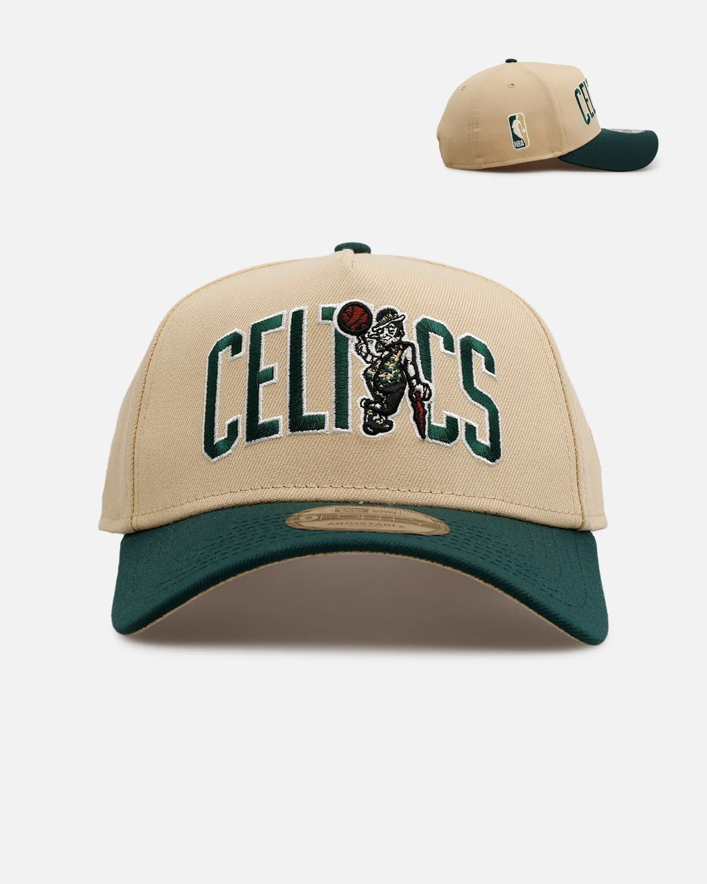 New Era Boston Celtics 'Vintage' 9FORTY A-Frame Snapback Vegas Gold sold by Culture Kings