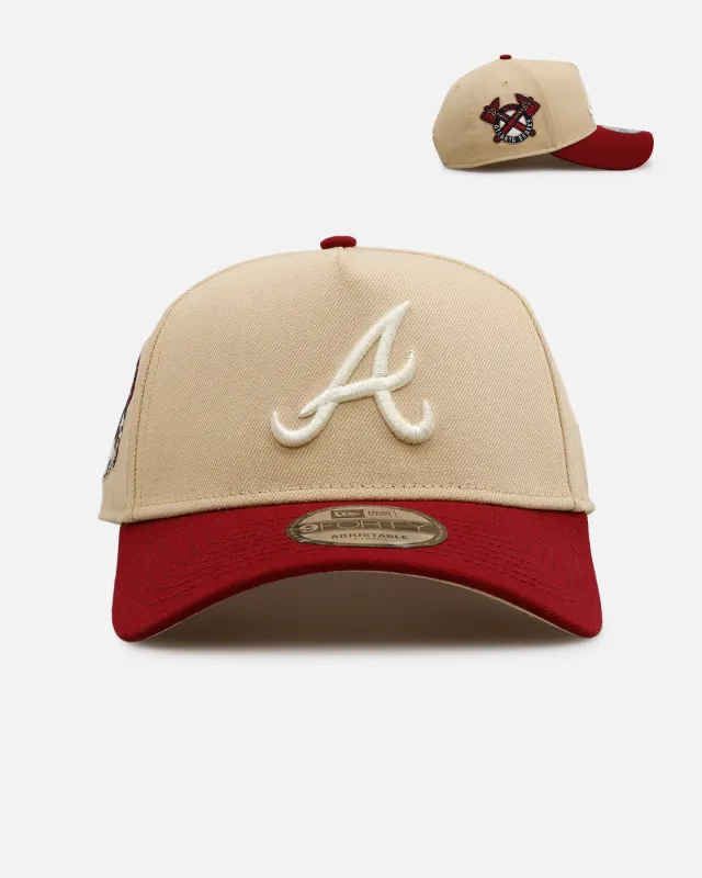 New Era Atlanta Braves 'Vintage' 9FORTY A-Frame Snapback Vegas Gold sold by Culture Kings