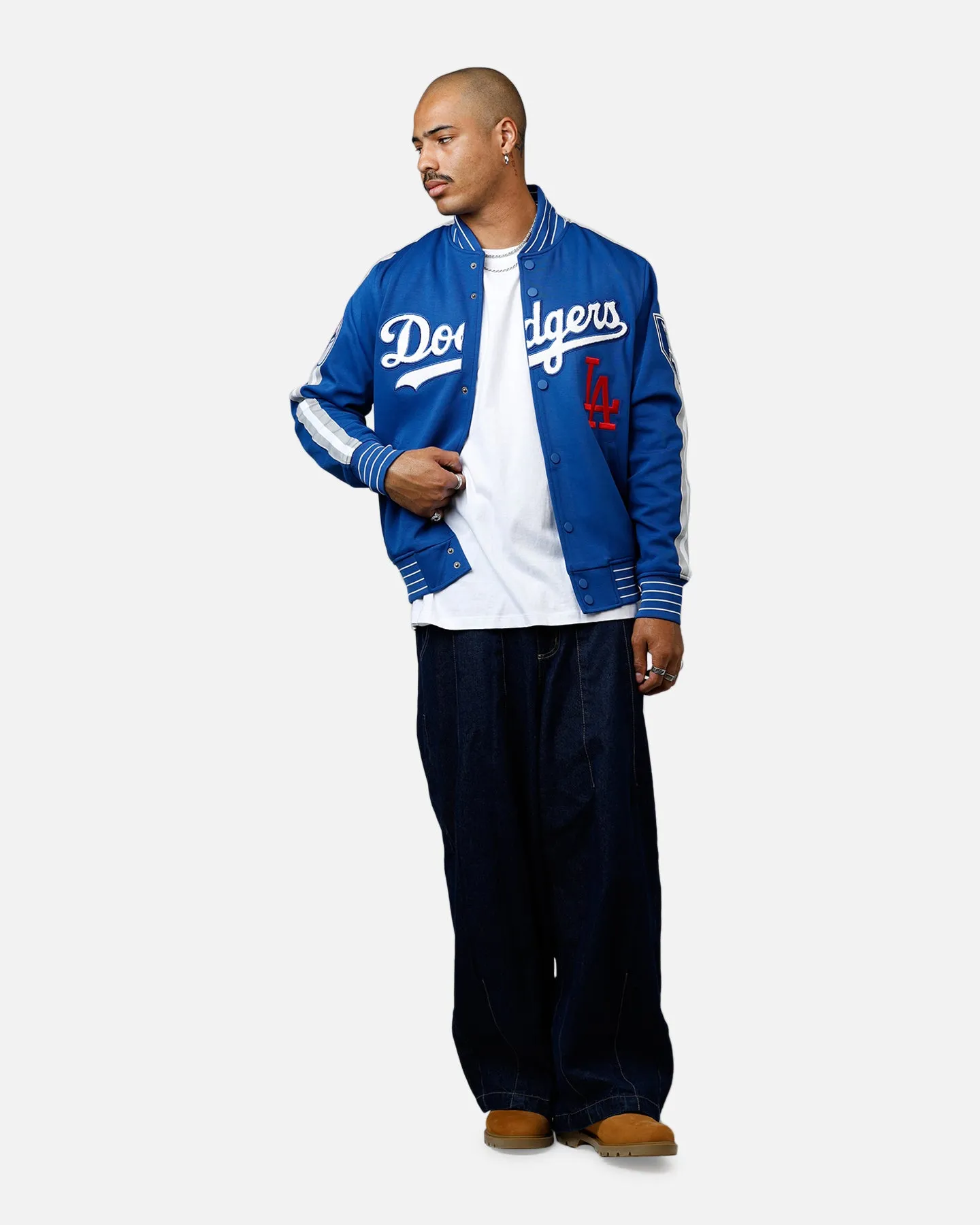 Pro Standard Los Angeles Dodgers Double Knit Jacket Blue sold by Culture Kings product image thumbnail 3