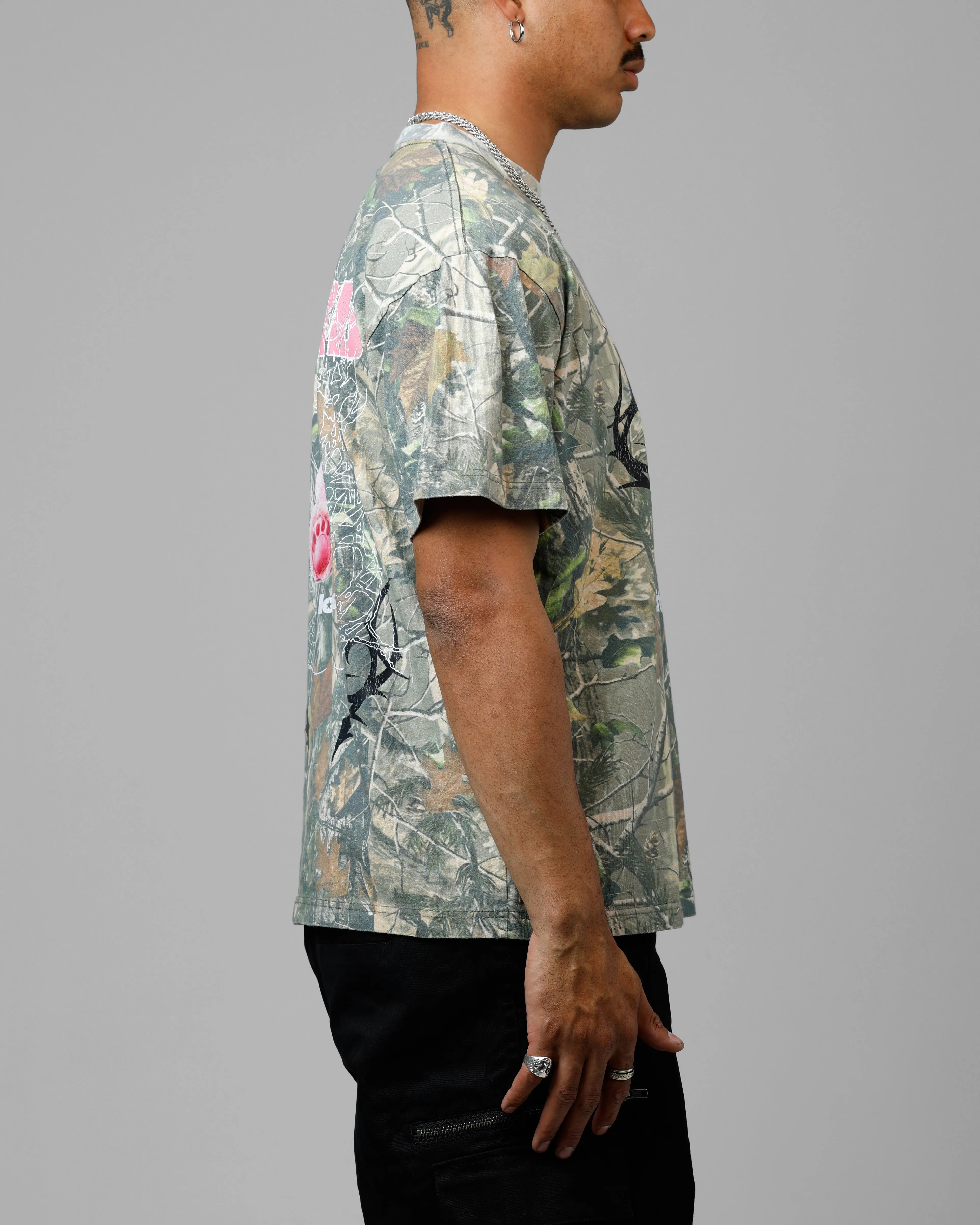 Loiter Care Vintage T-Shirt Real Tree Camo sold by Culture Kings product image thumbnail 3