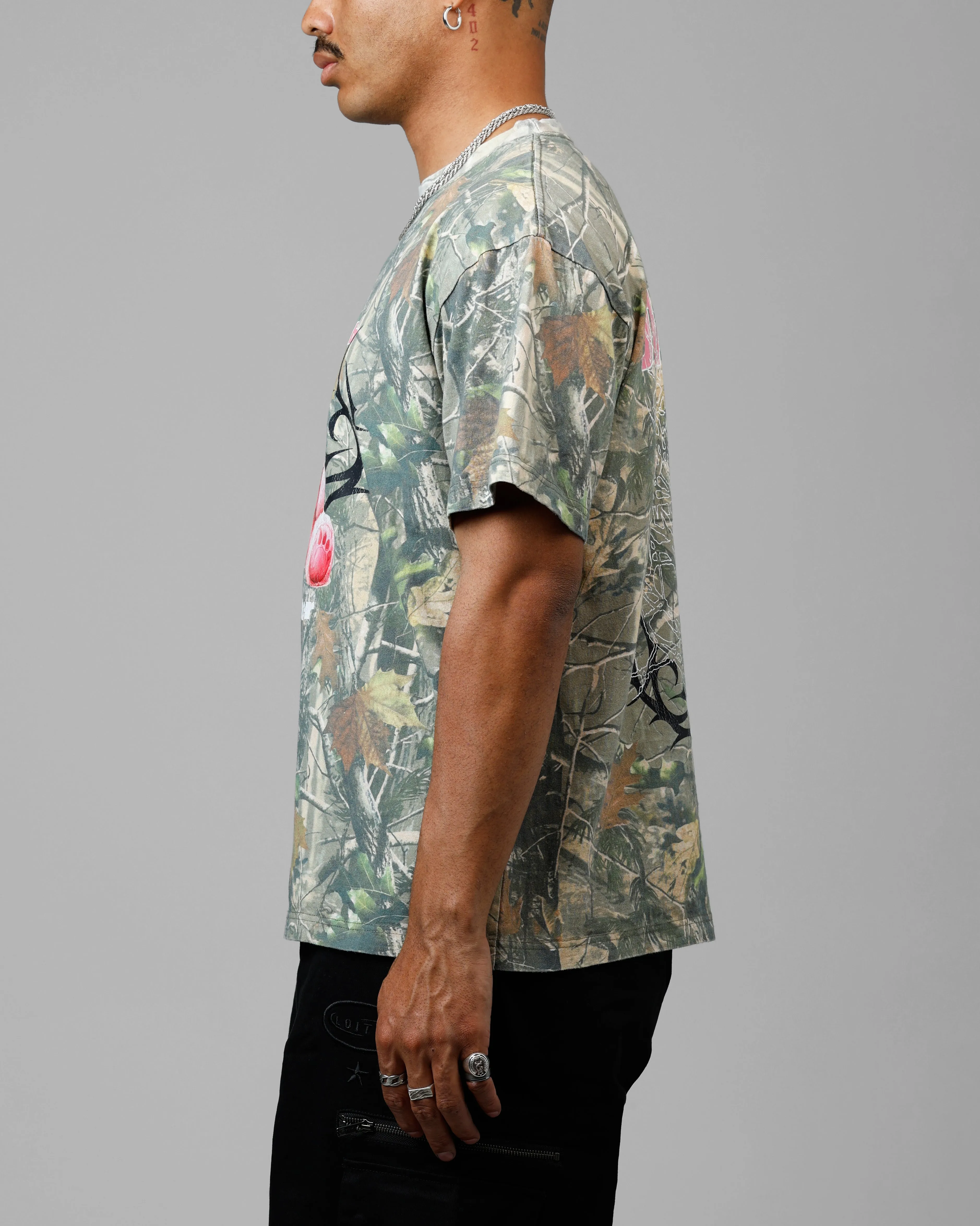 Loiter Care Vintage T-Shirt Real Tree Camo sold by Culture Kings product image thumbnail 4