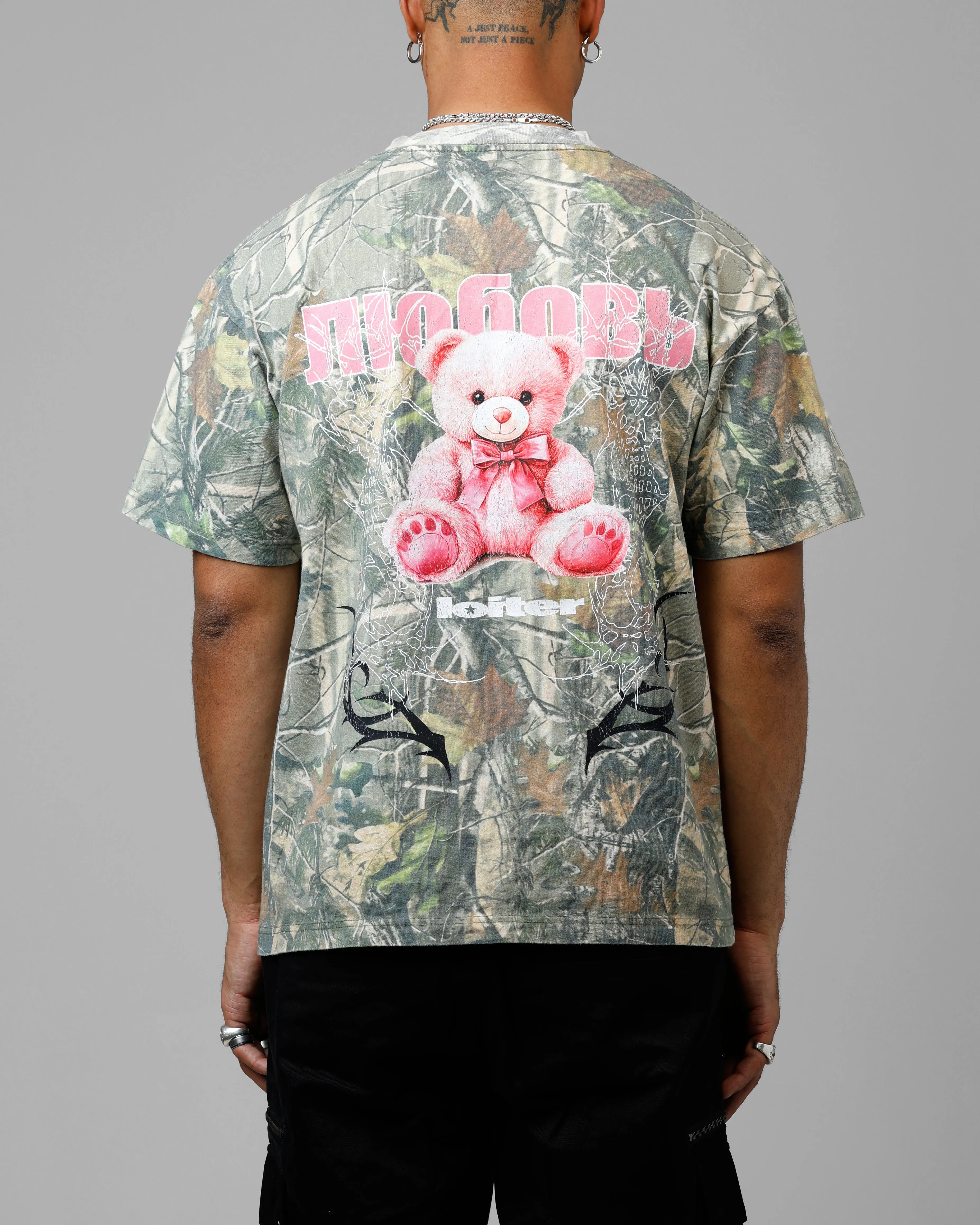 Loiter Care Vintage T-Shirt Real Tree Camo sold by Culture Kings product image thumbnail 2
