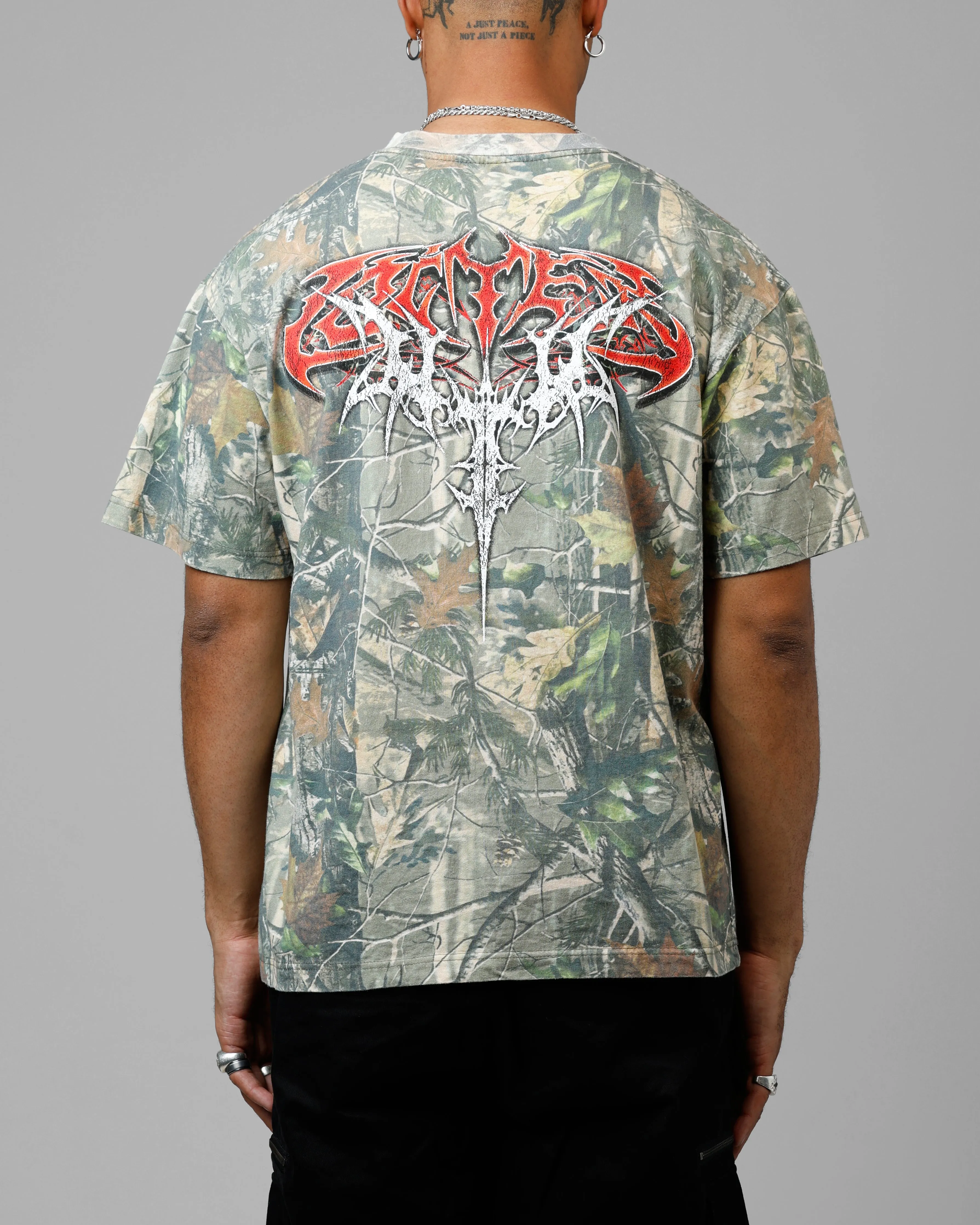 Loiter Tribal Skull Camo T-Shirt Real Tree Camo sold by Culture Kings product image thumbnail 2