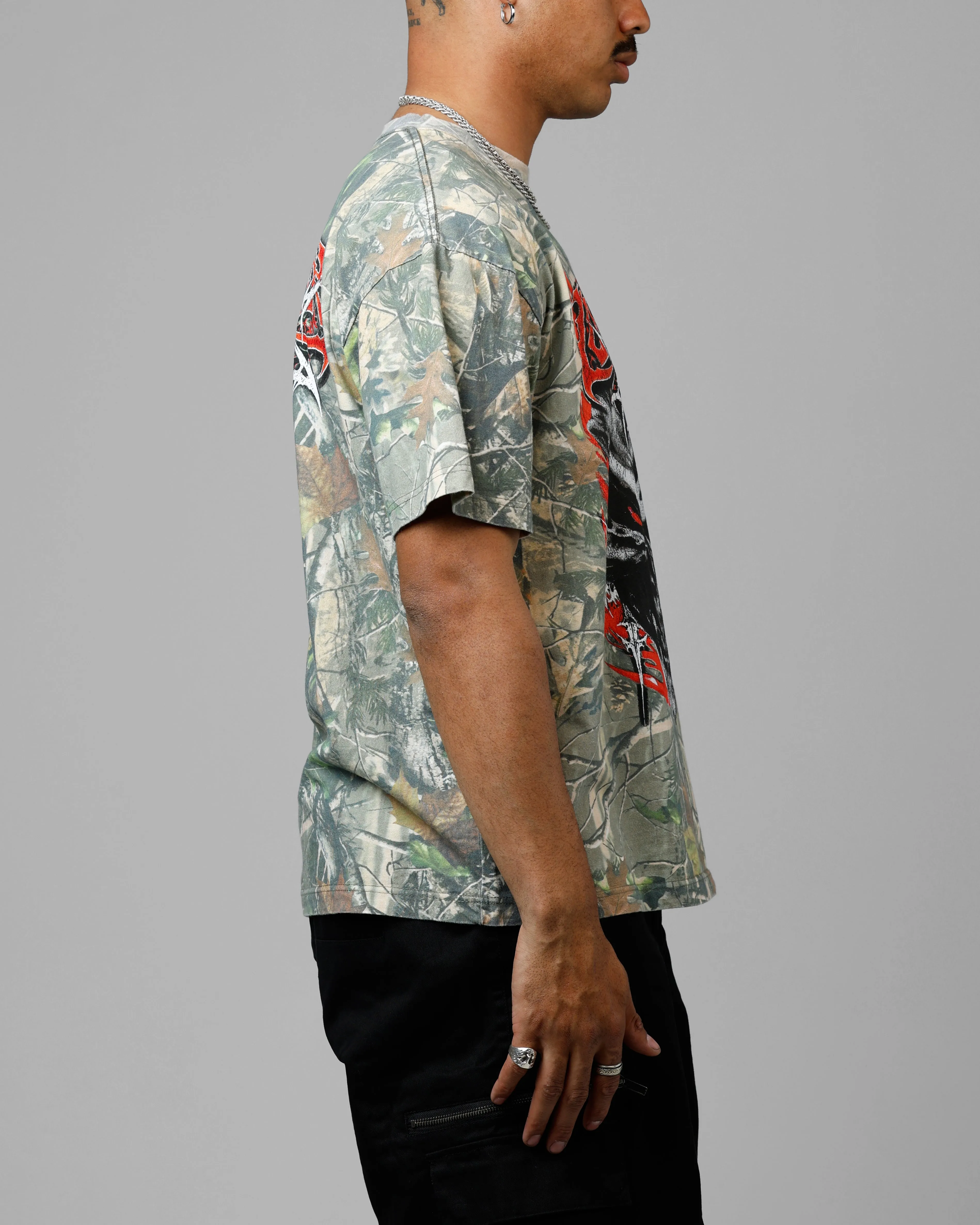 Loiter Tribal Skull Camo T-Shirt Real Tree Camo sold by Culture Kings product image thumbnail 4