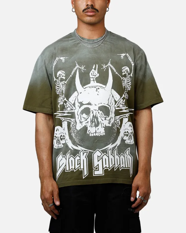 Bravado Black Sabbath Hem T-Shirt Washed Black sold by Culture Kings