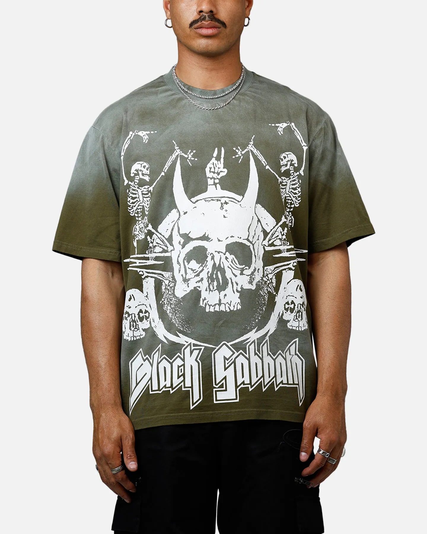 Bravado Black Sabbath Hem T-Shirt Washed Black sold by Culture Kings