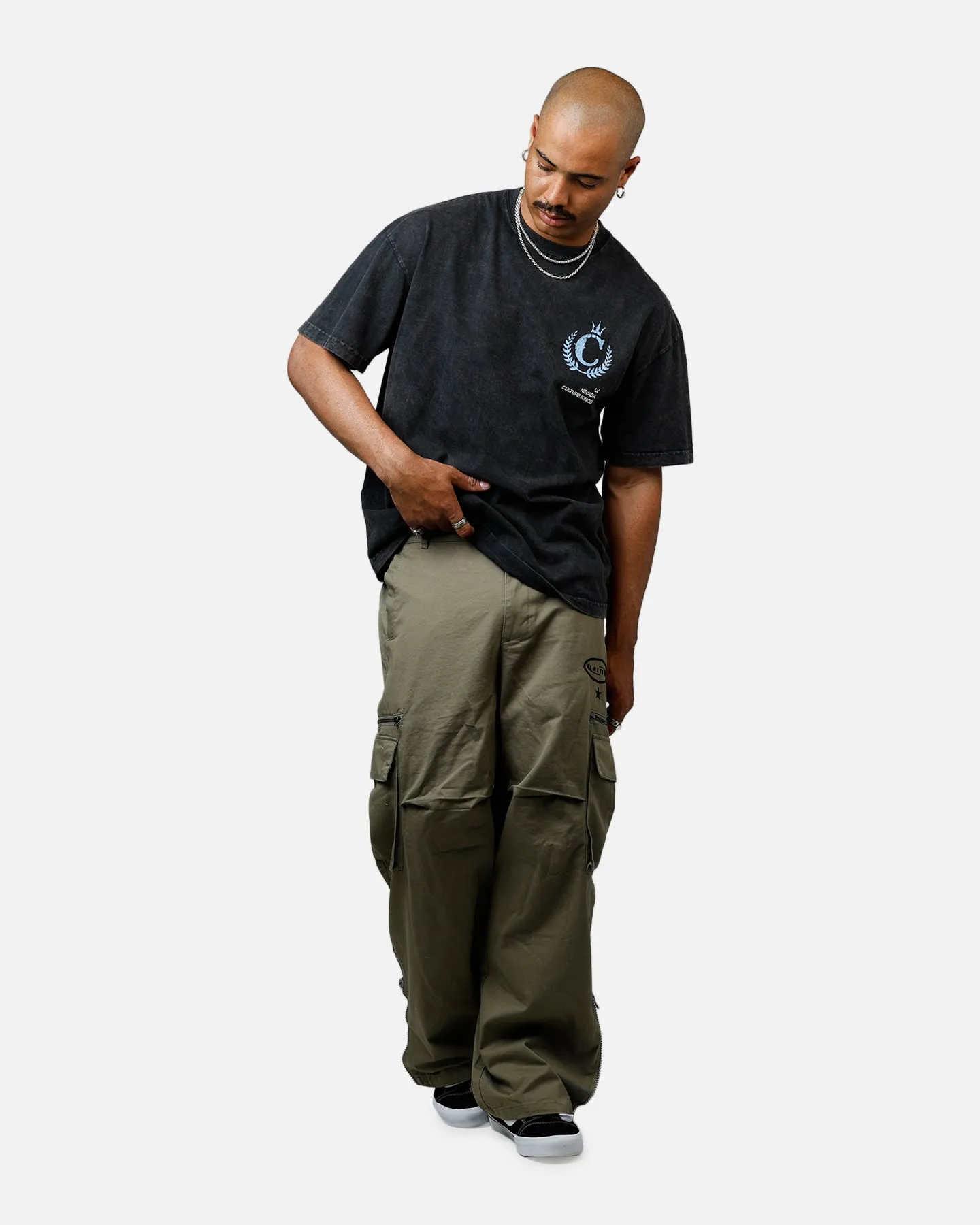 Culture Kings CK Orb Vintage T-Shirt Black Acidwash sold by Culture Kings product image thumbnail 3