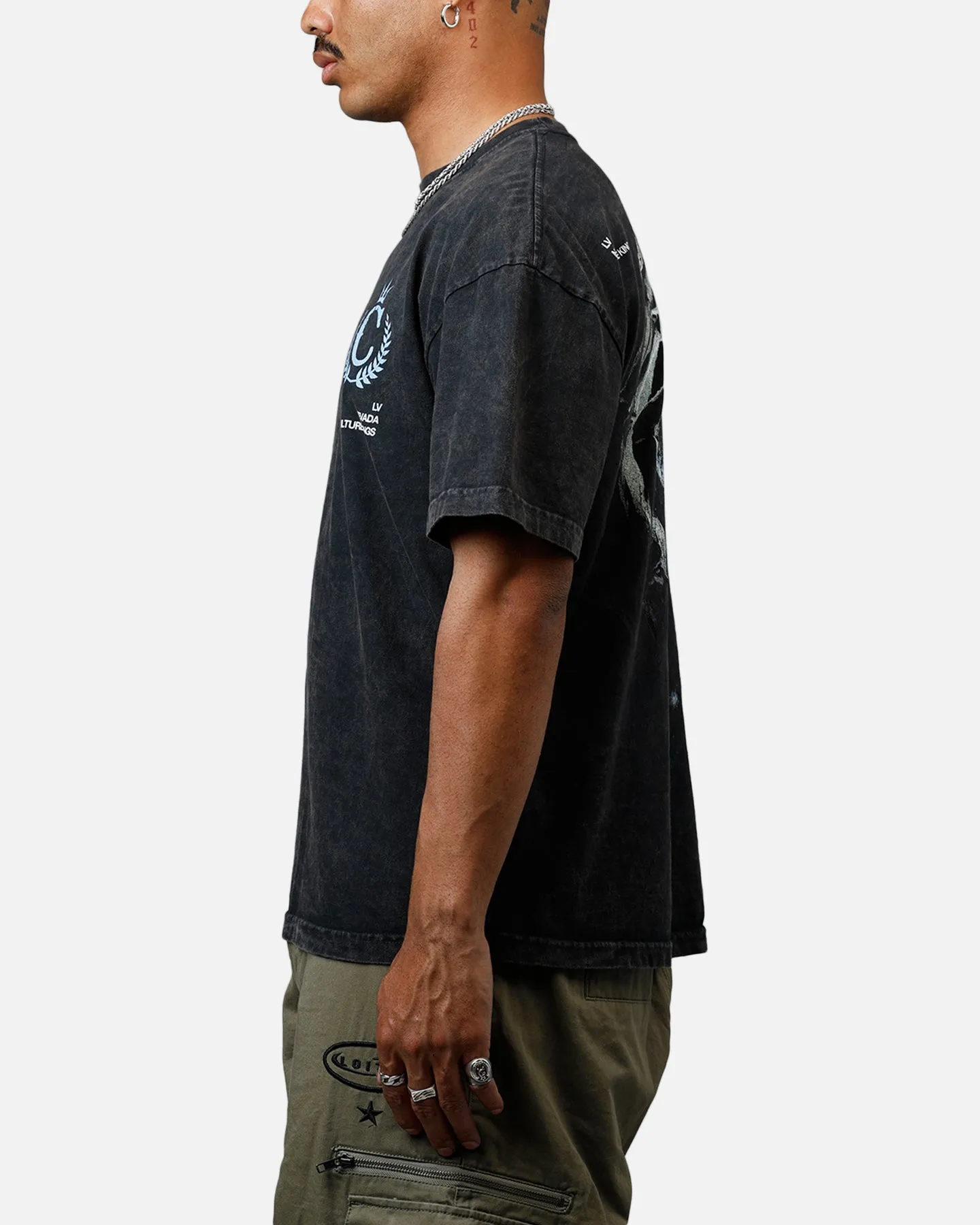 Culture Kings CK Orb Vintage T-Shirt Black Acidwash sold by Culture Kings product image thumbnail 5