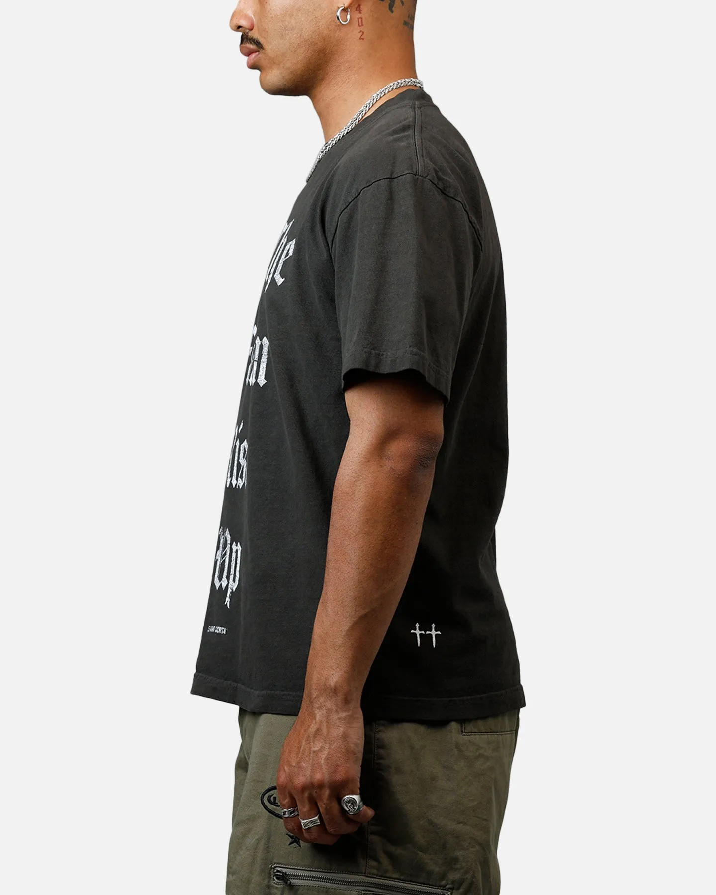 Saint Morta Fallen Rising Boxy T-Shirt Black Wash sold by Culture Kings product image thumbnail 5