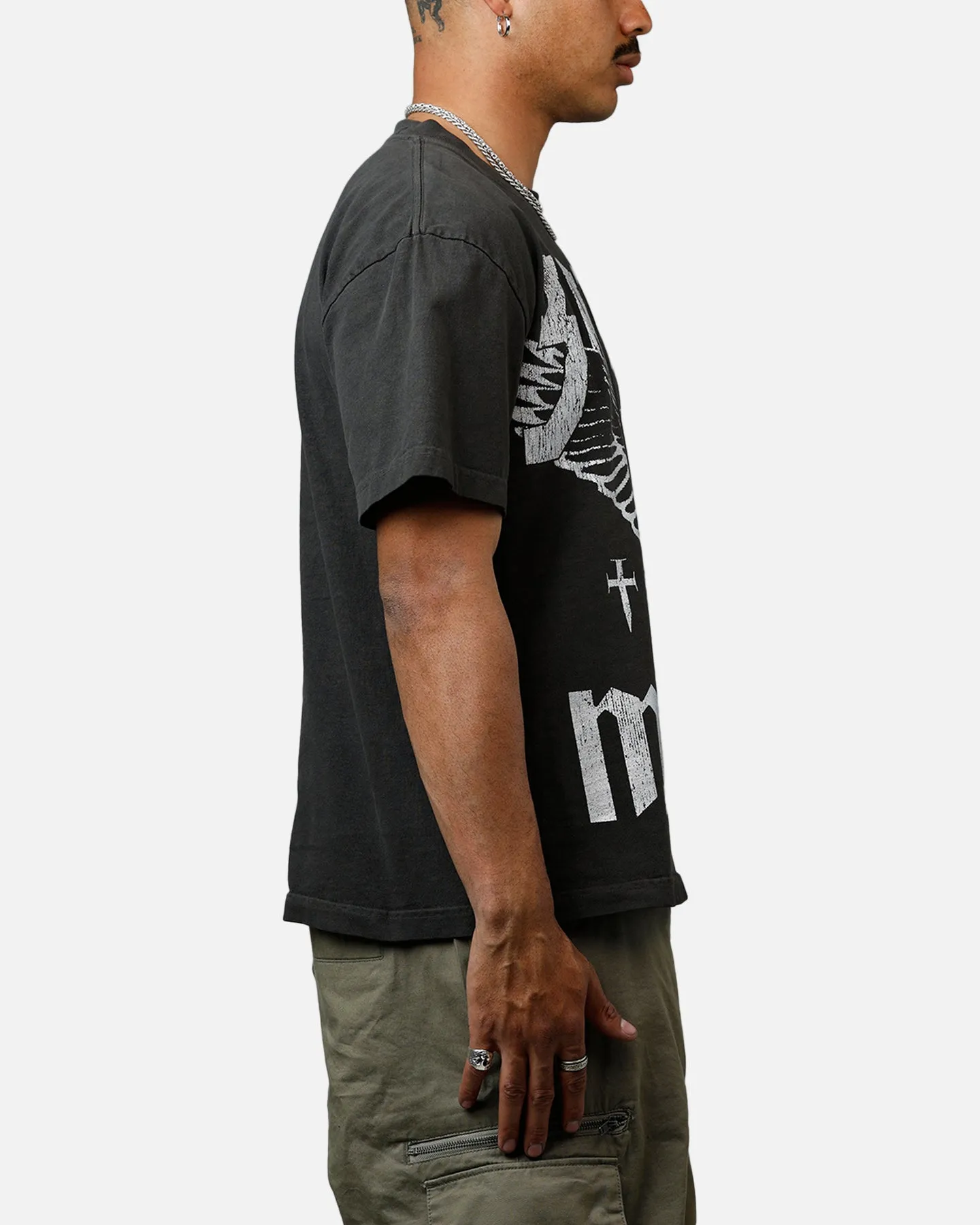 Saint Morta Ride Or Die Boxy T-Shirt Black Wash sold by Culture Kings product image thumbnail 4