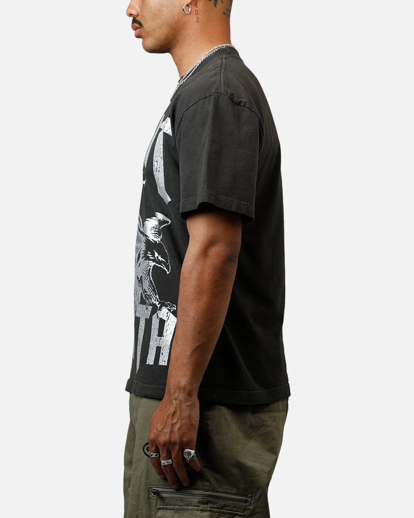 Saint Morta Ride Or Die Boxy T-Shirt Black Wash sold by Culture Kings product image thumbnail 5