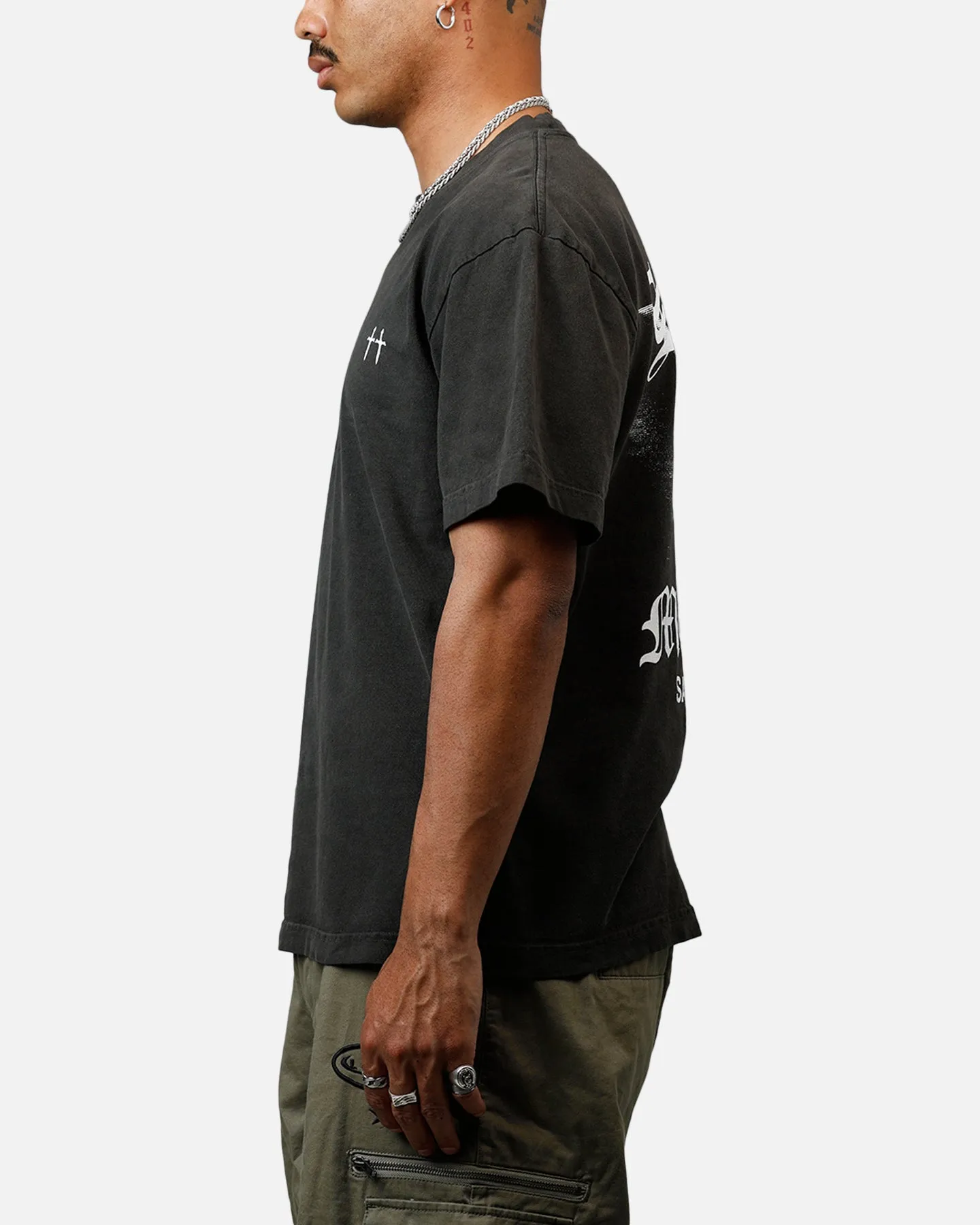 Saint Morta Maiden Boxy T-Shirt Black Wash sold by Culture Kings product image thumbnail 5