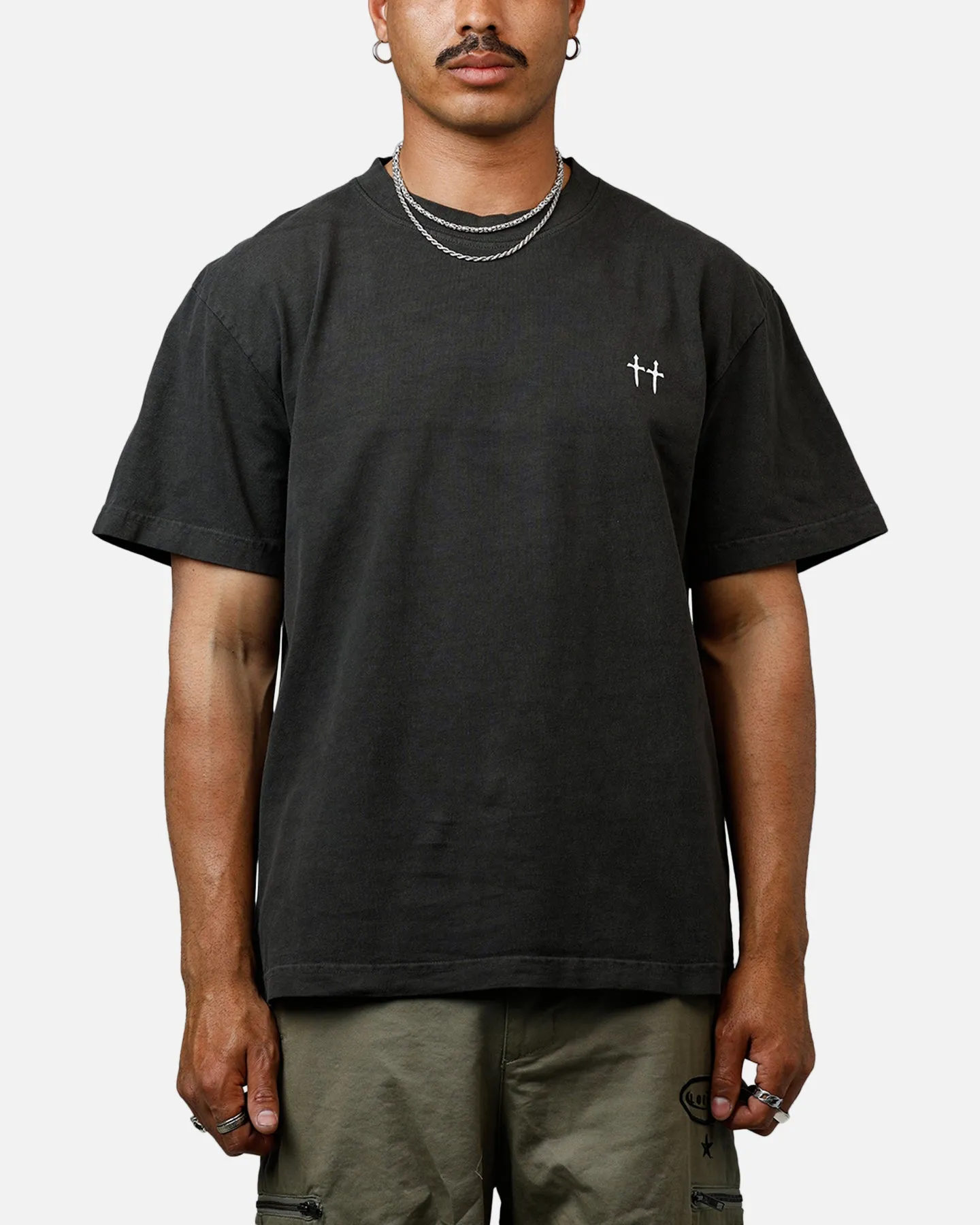 Saint Morta Maiden Boxy T-Shirt Black Wash sold by Culture Kings product image thumbnail 2