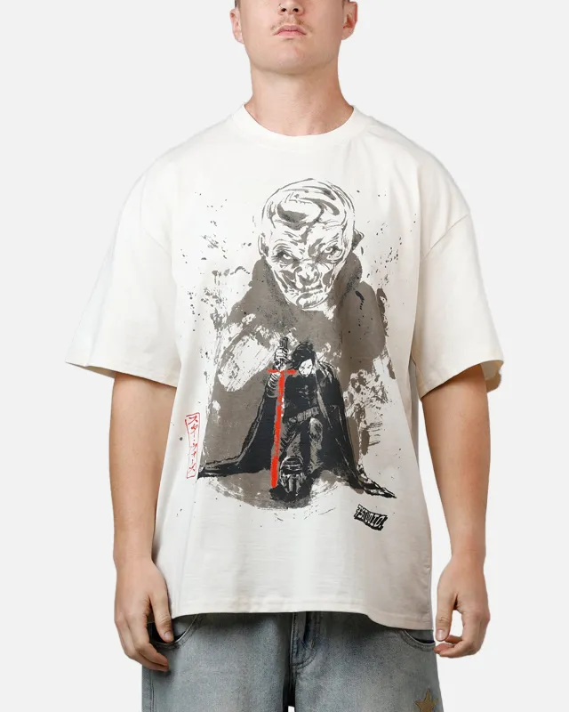 73 Studio Star Wars Takumi Last Jedi Vintage T-Shirt Off White sold by Culture Kings