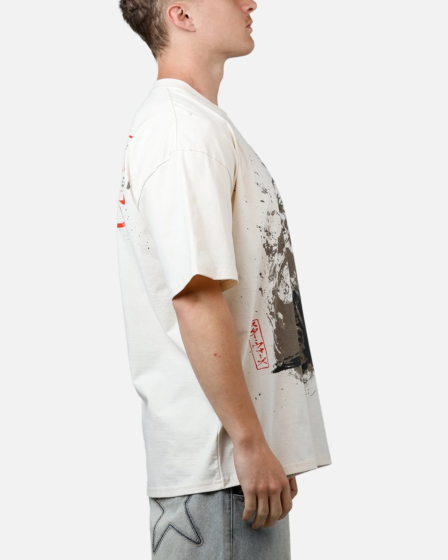 73Studio Star Wars Takumi Last Jedi Vintage T-Shirt Off White sold by Culture Kings product image thumbnail 4