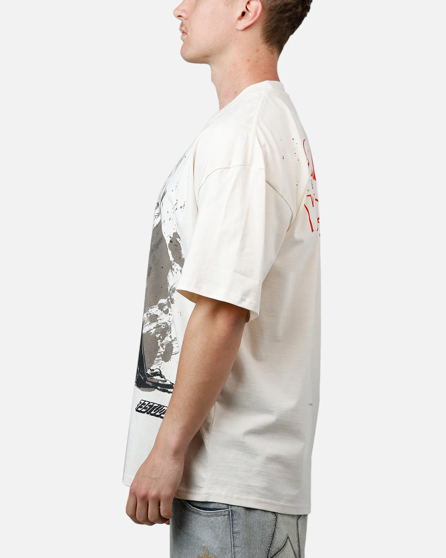 73Studio Star Wars Takumi Last Jedi Vintage T-Shirt Off White sold by Culture Kings product image thumbnail 5
