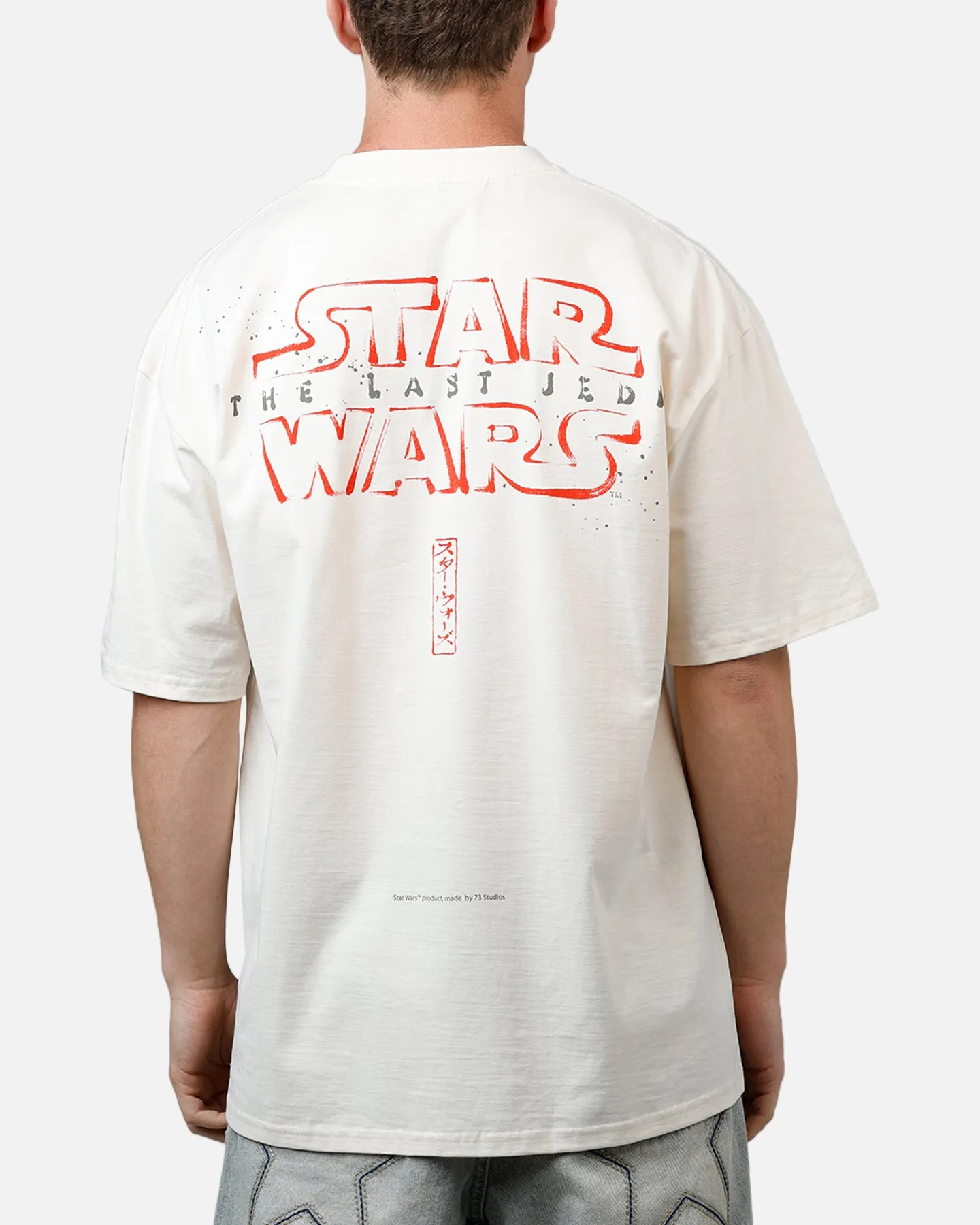 73Studio Star Wars Takumi Last Jedi Vintage T-Shirt Off White sold by Culture Kings product image thumbnail 2