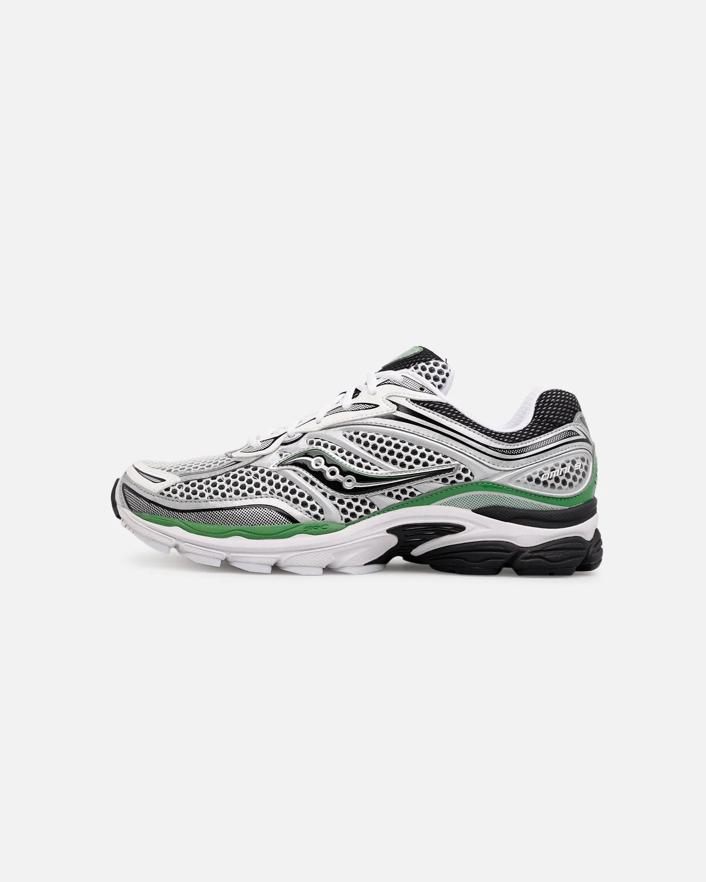 Saucony ProGrid Omni 9 Silver/Green sold by Culture Kings