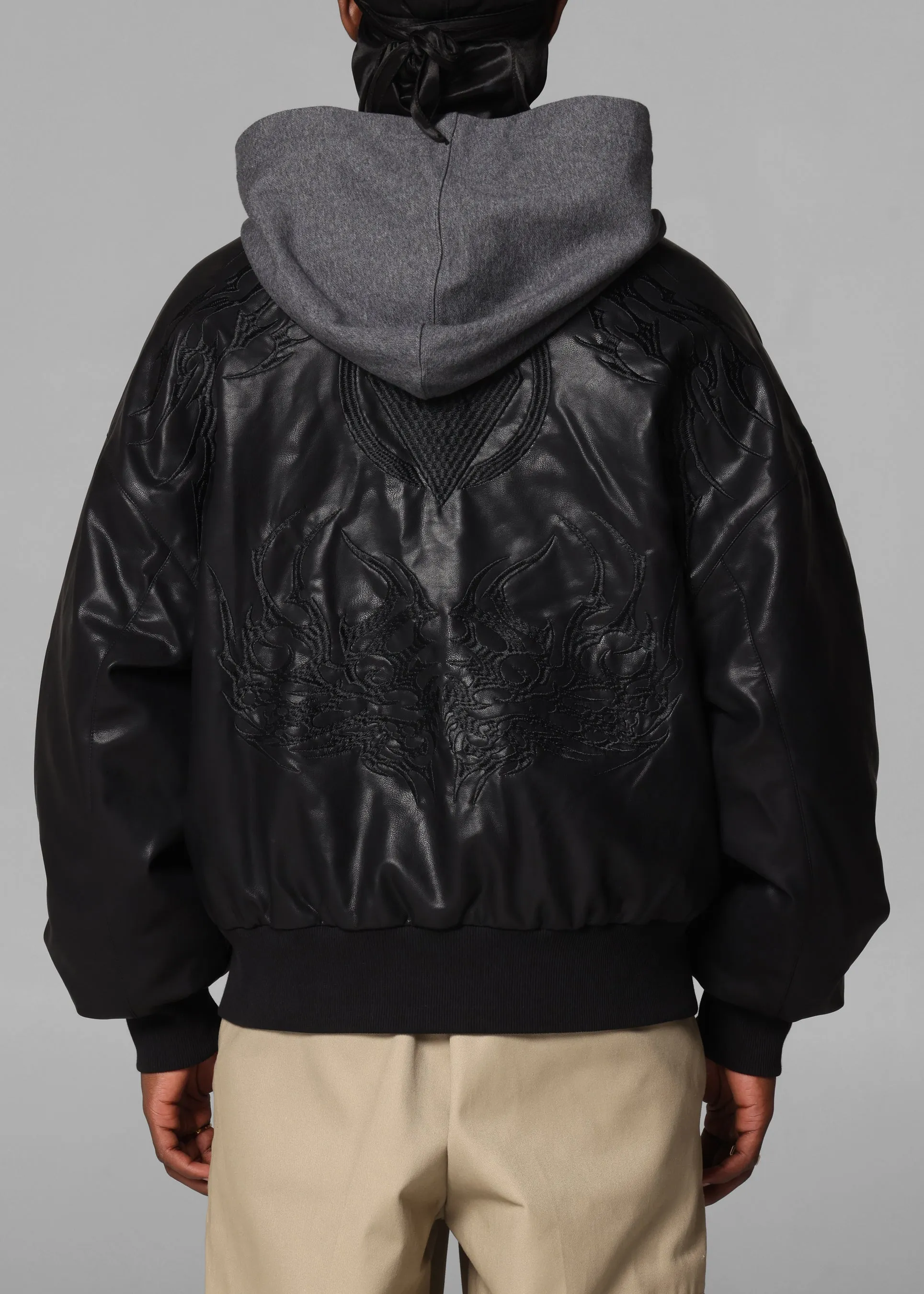 Loiter Star Wars Sith Bomber Jacket Washed Black sold by Culture Kings product image thumbnail 2