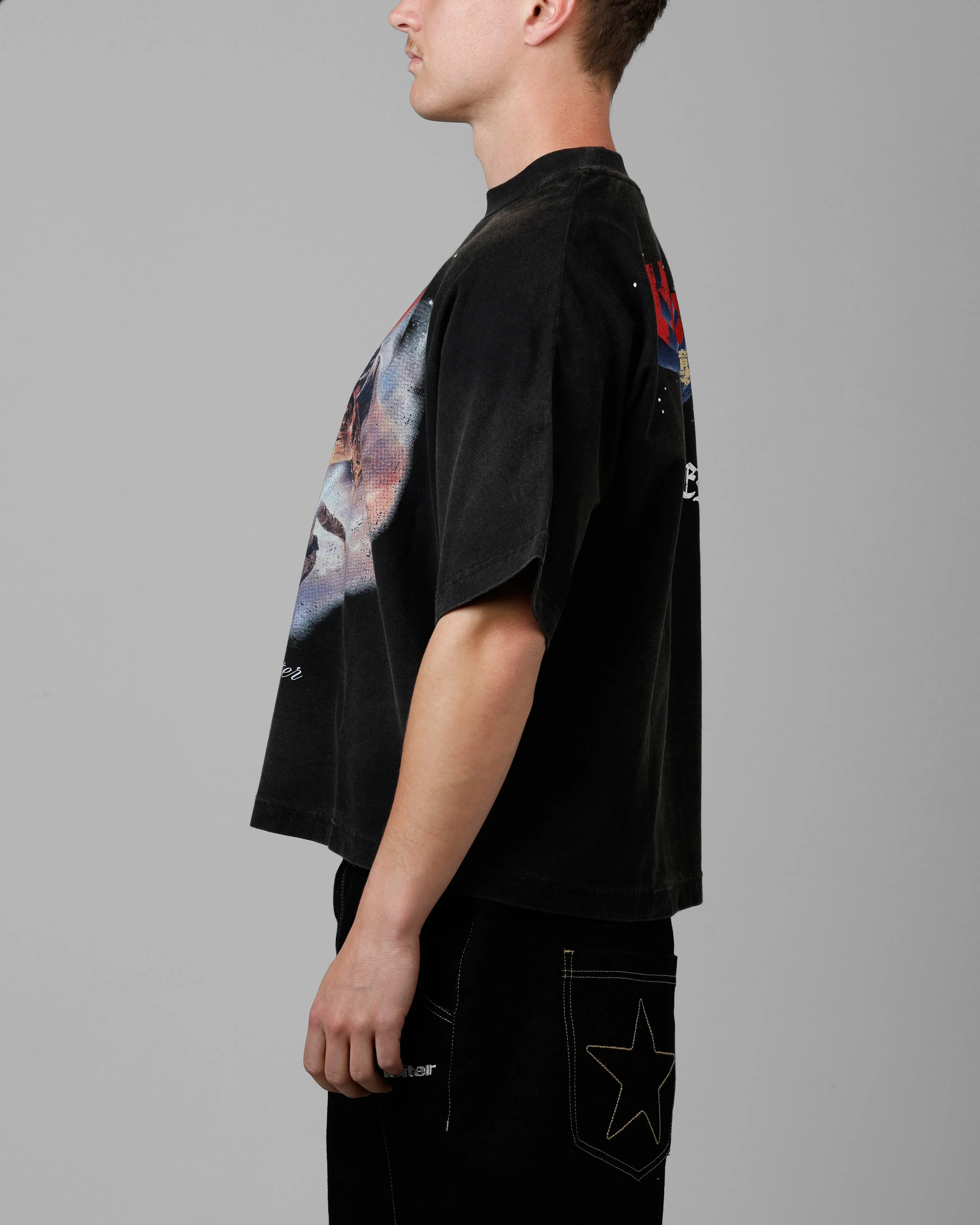 Loiter Star Wars Vintage T-Shirt Washed Black sold by Culture Kings product image thumbnail 5