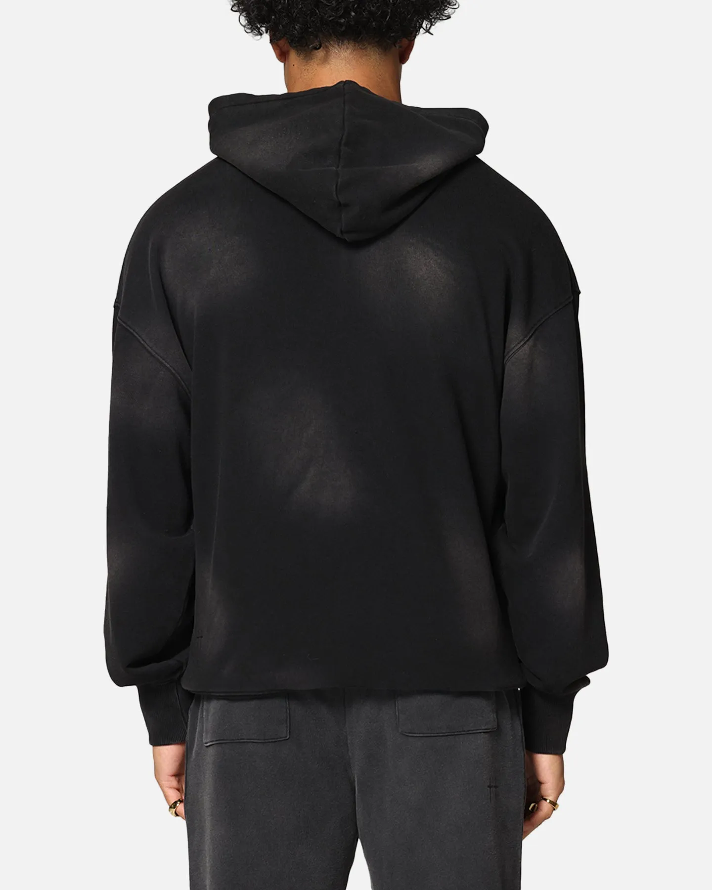 Saint Morta Gothic Zip Hoodie Sunfade Black sold by Culture Kings product image thumbnail 3