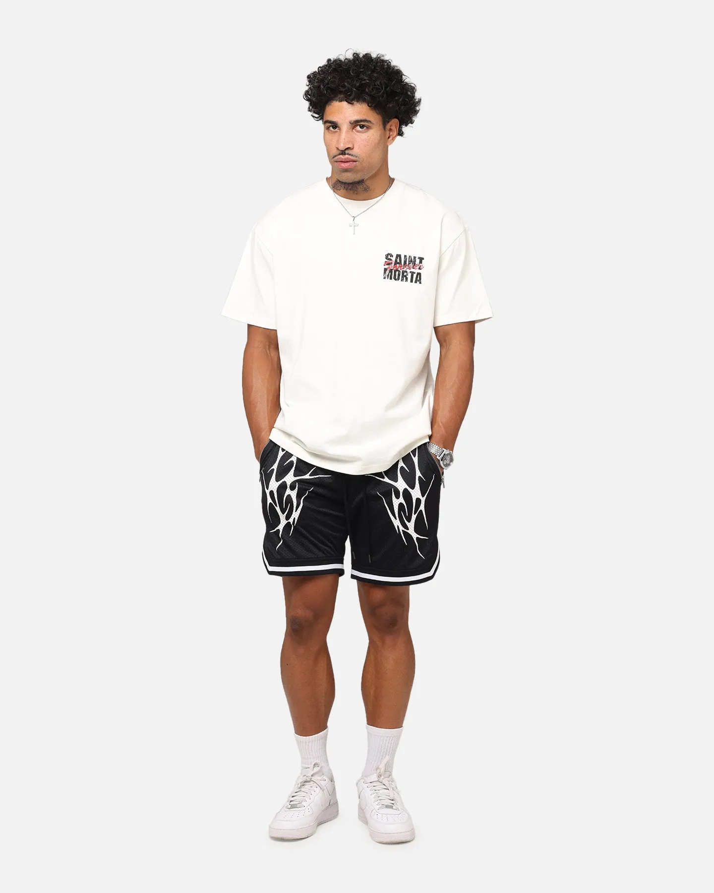 Saint Morta Warrior Basketball Shorts Black sold by Culture Kings product image thumbnail 2