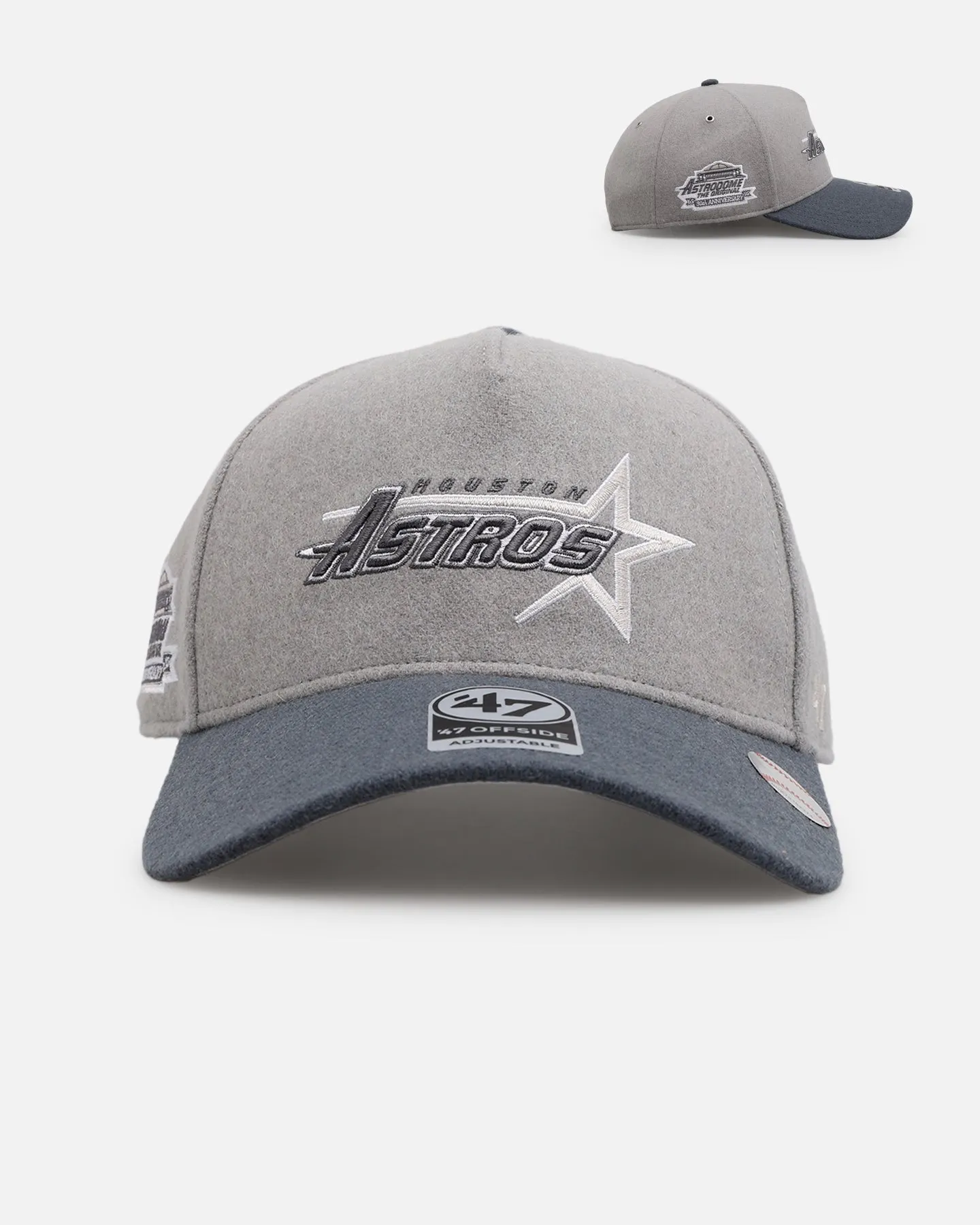 47 Brand Houston Astros 'Shades Of Gray' 47 Offside Snapback Cement sold by Culture Kings