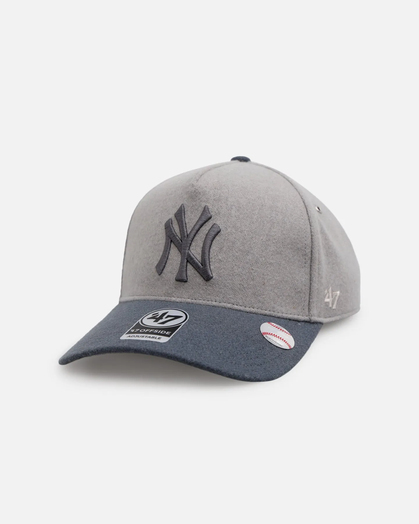 47 Brand New York Yankees 'Shades Of Gray' 47 Offside Snapback Cement sold by Culture Kings product image thumbnail 2