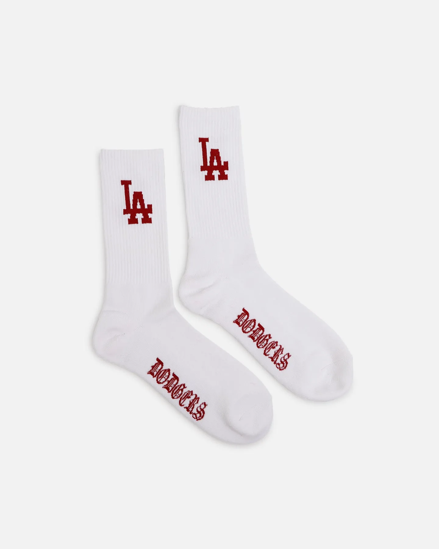 Pro Compression Los Angeles Dodgers Gothic Script Crew Sock White sold by Culture Kings product image thumbnail 2