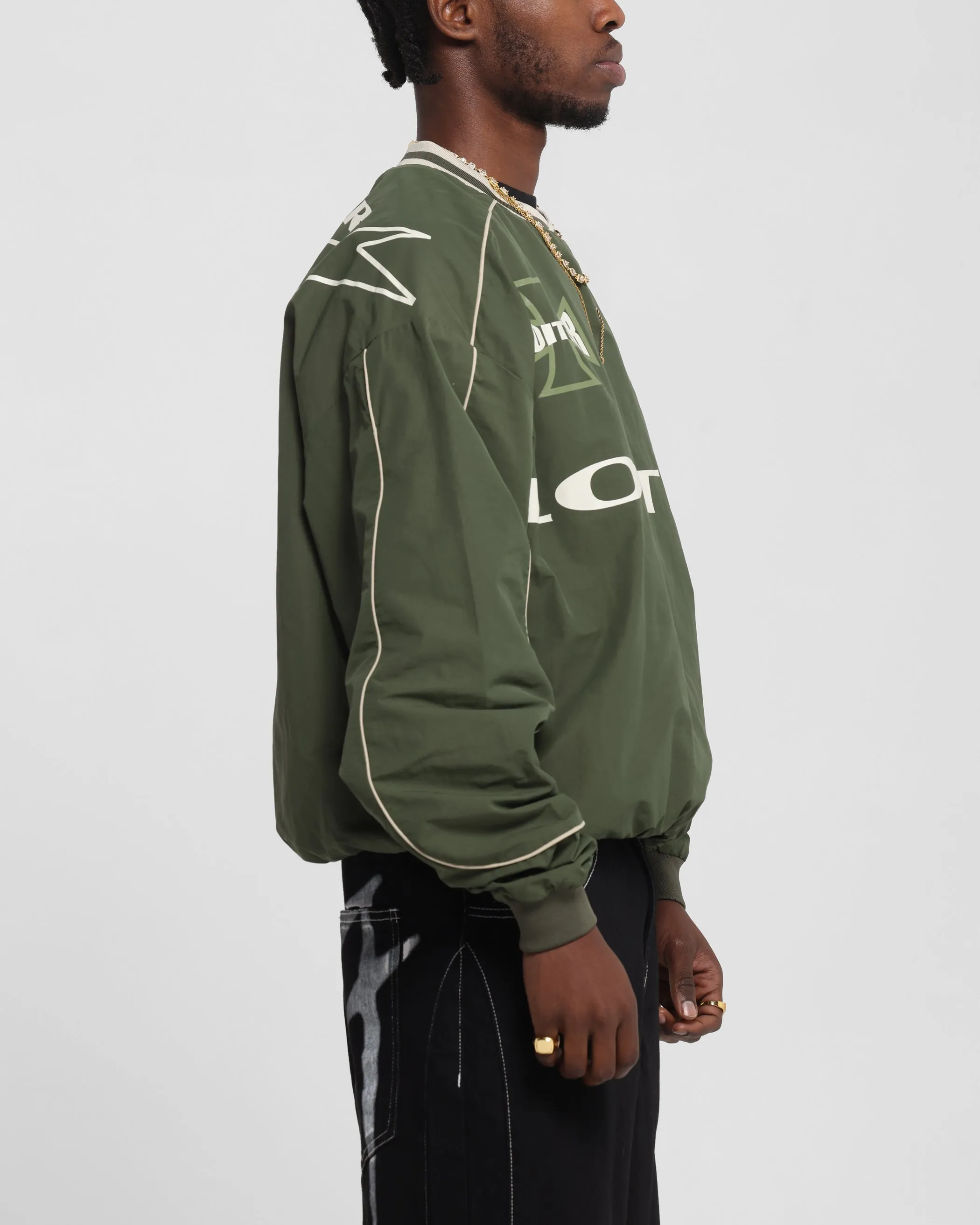 Loiter Racer Nylon Jersey Crewneck Dark Green sold by Culture Kings product image thumbnail 5
