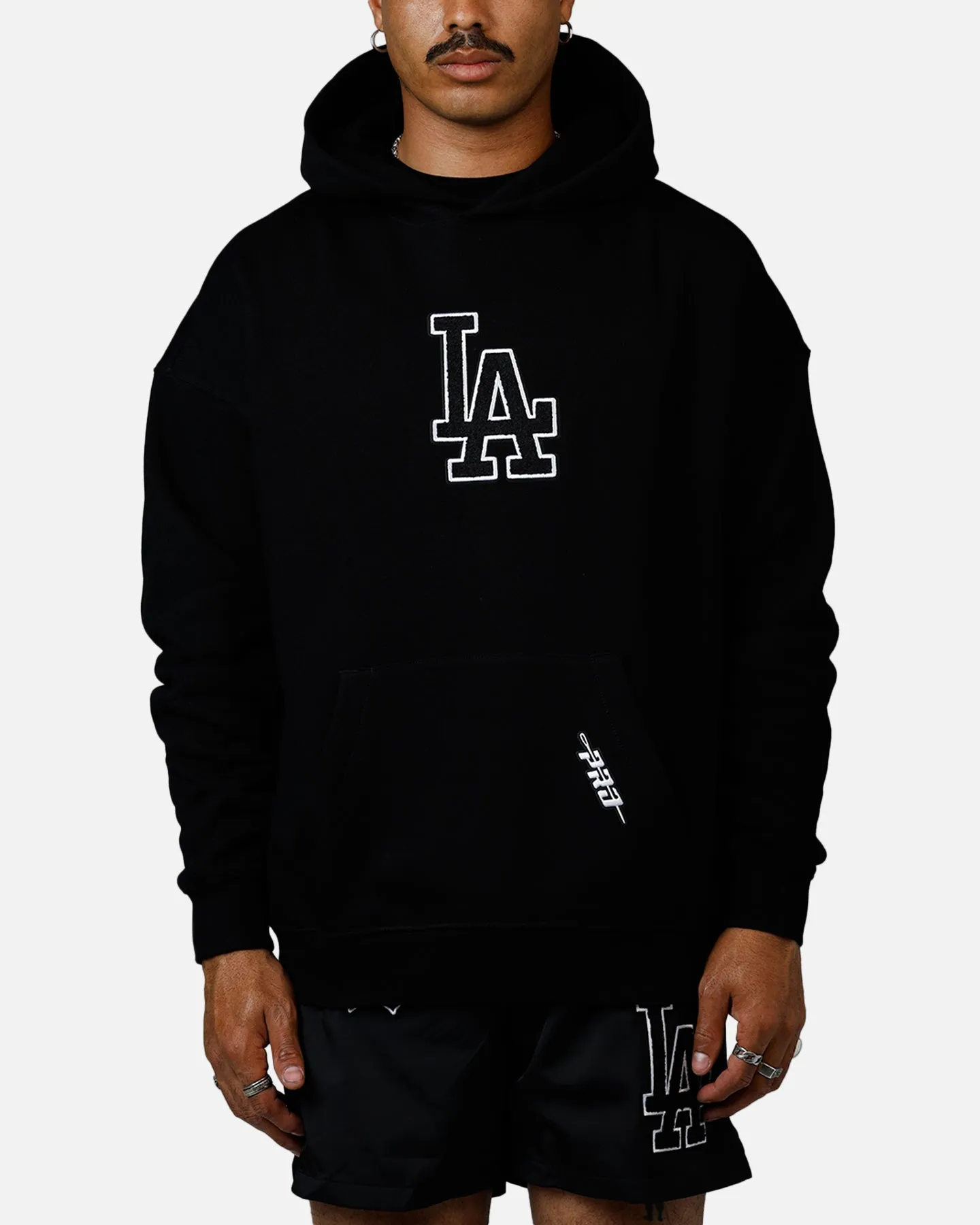 Pro Standard Los Angeles Dodgers Chenille Hoodie Black sold by Culture Kings